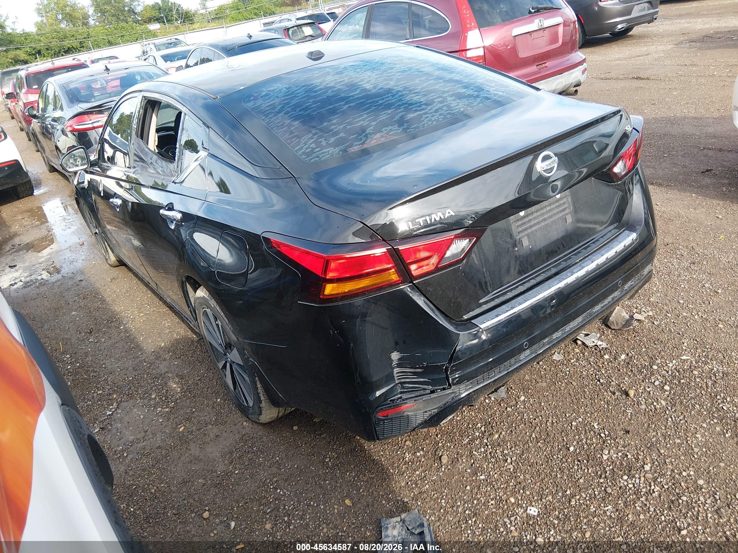 2022 Nissan Altima Sl Fwd Black vin: 1N4BL4EV4NN410070
