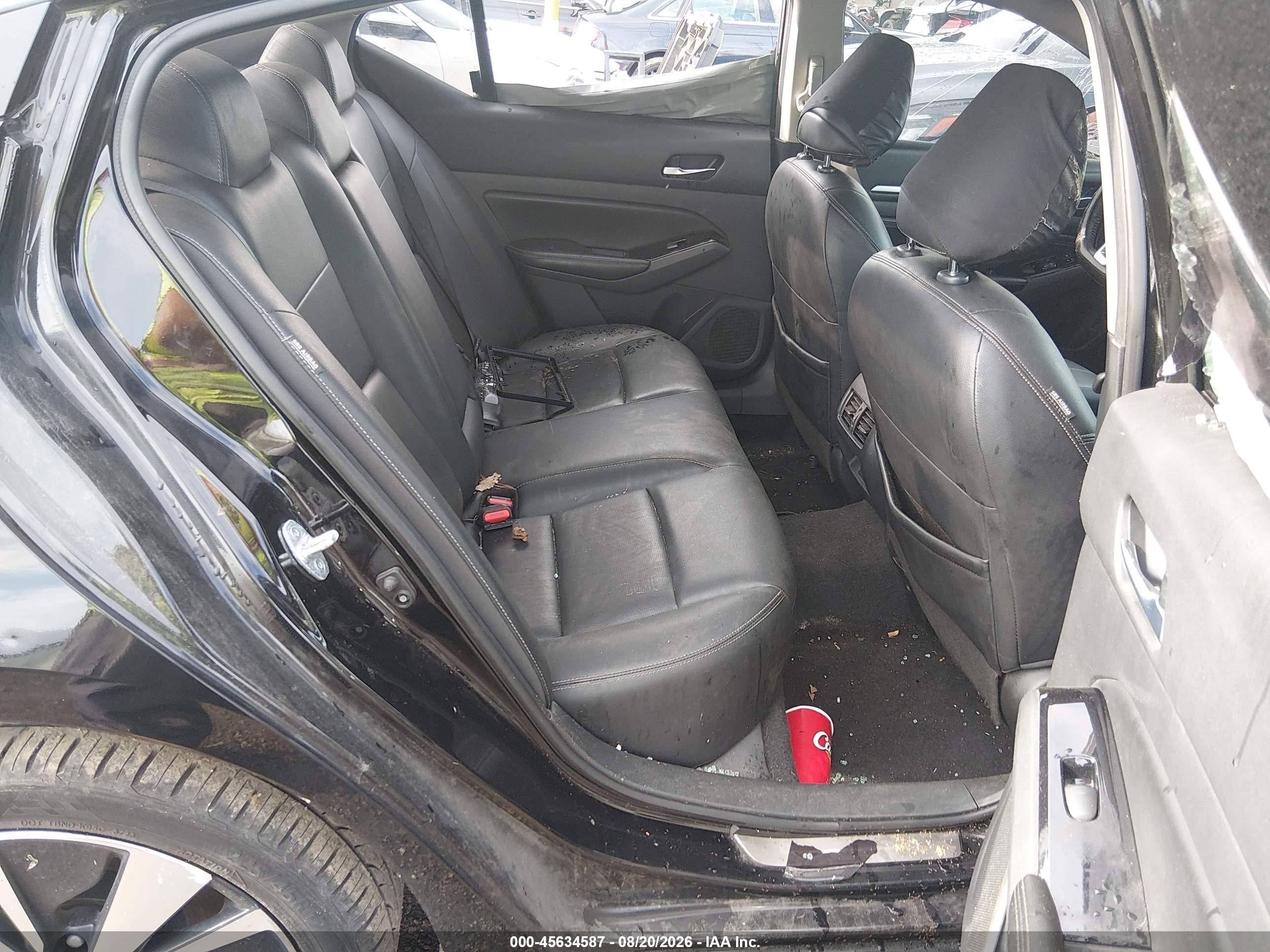 2022 Nissan Altima Sl Fwd Black vin: 1N4BL4EV4NN410070