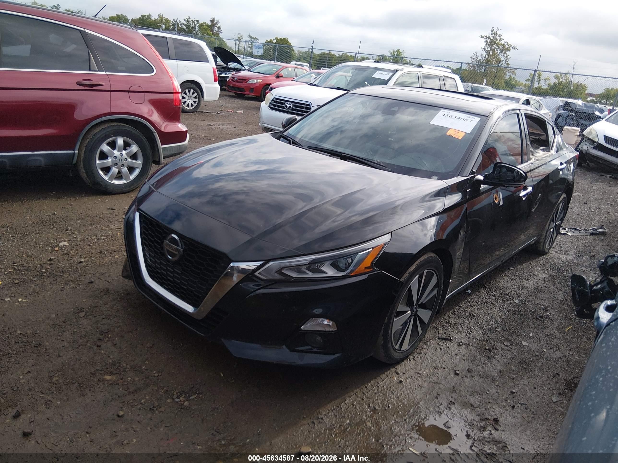 2022 Nissan Altima Sl Fwd Black vin: 1N4BL4EV4NN410070