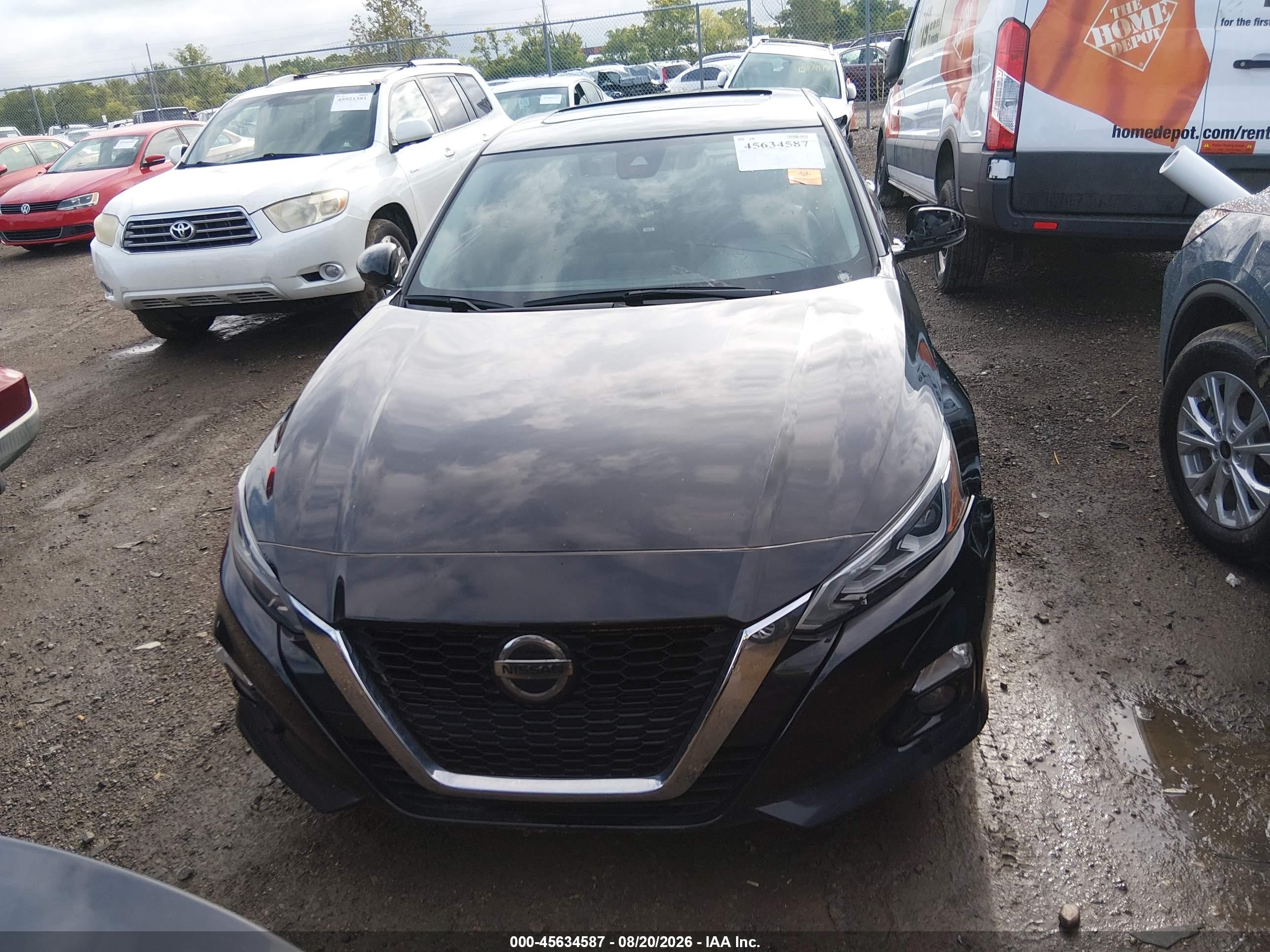 2022 Nissan Altima Sl Fwd Black vin: 1N4BL4EV4NN410070