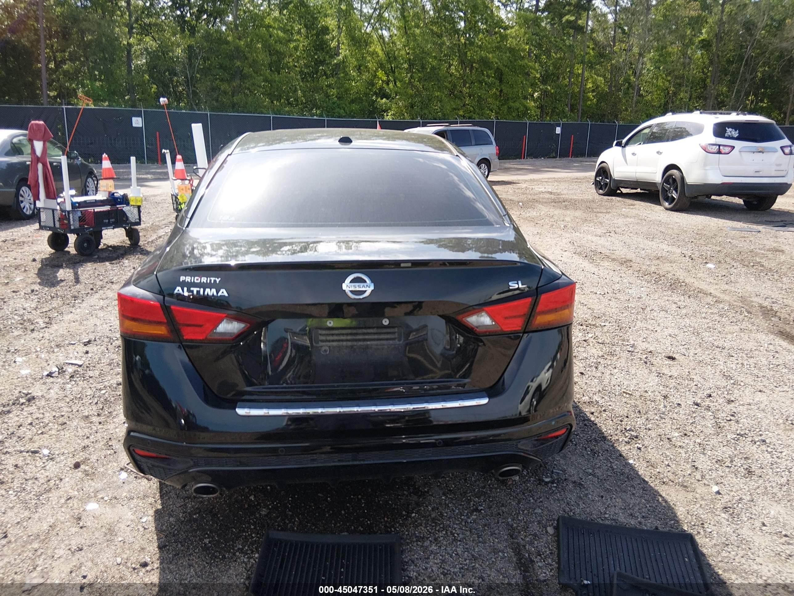 2019 Nissan Altima 2.5 Sl Black vin: 1N4BL4EV5KC123716