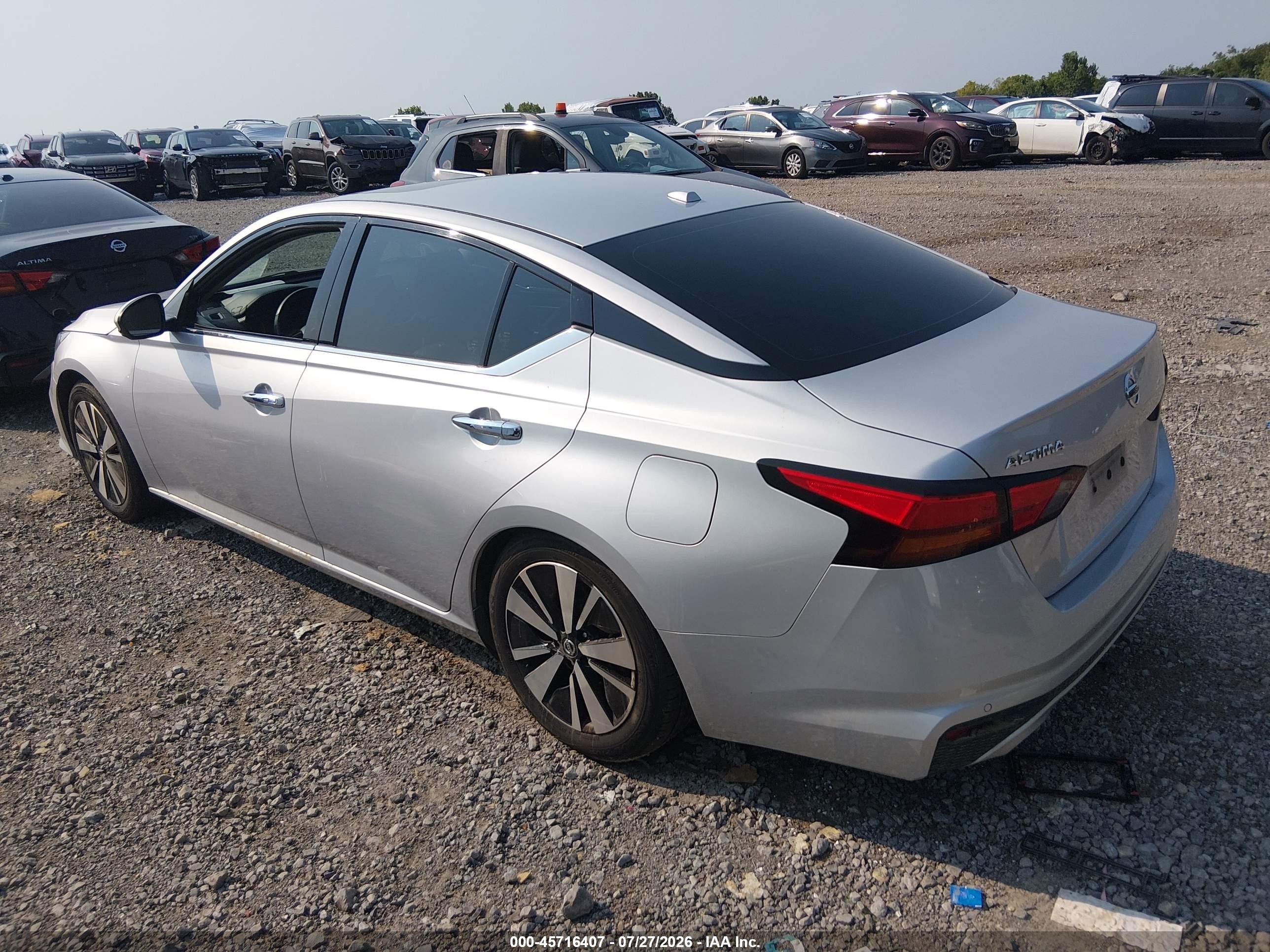 2019 Nissan Altima 2.5 Sl Silver vin: 1N4BL4EV5KC161527