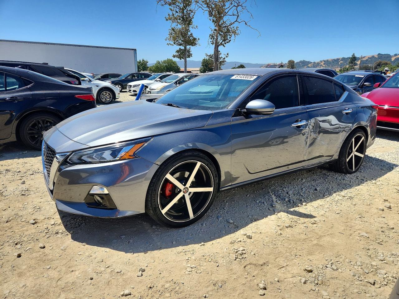 2019 Nissan Altima Sl Серый vin: 1N4BL4EV7KC226166
