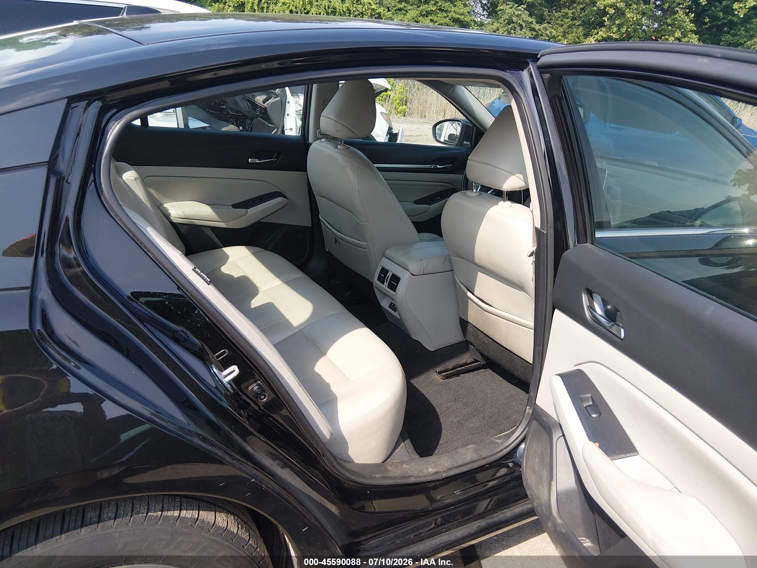 2019 Nissan Altima 2.5 Sl Black vin: 1N4BL4EV7KN312260