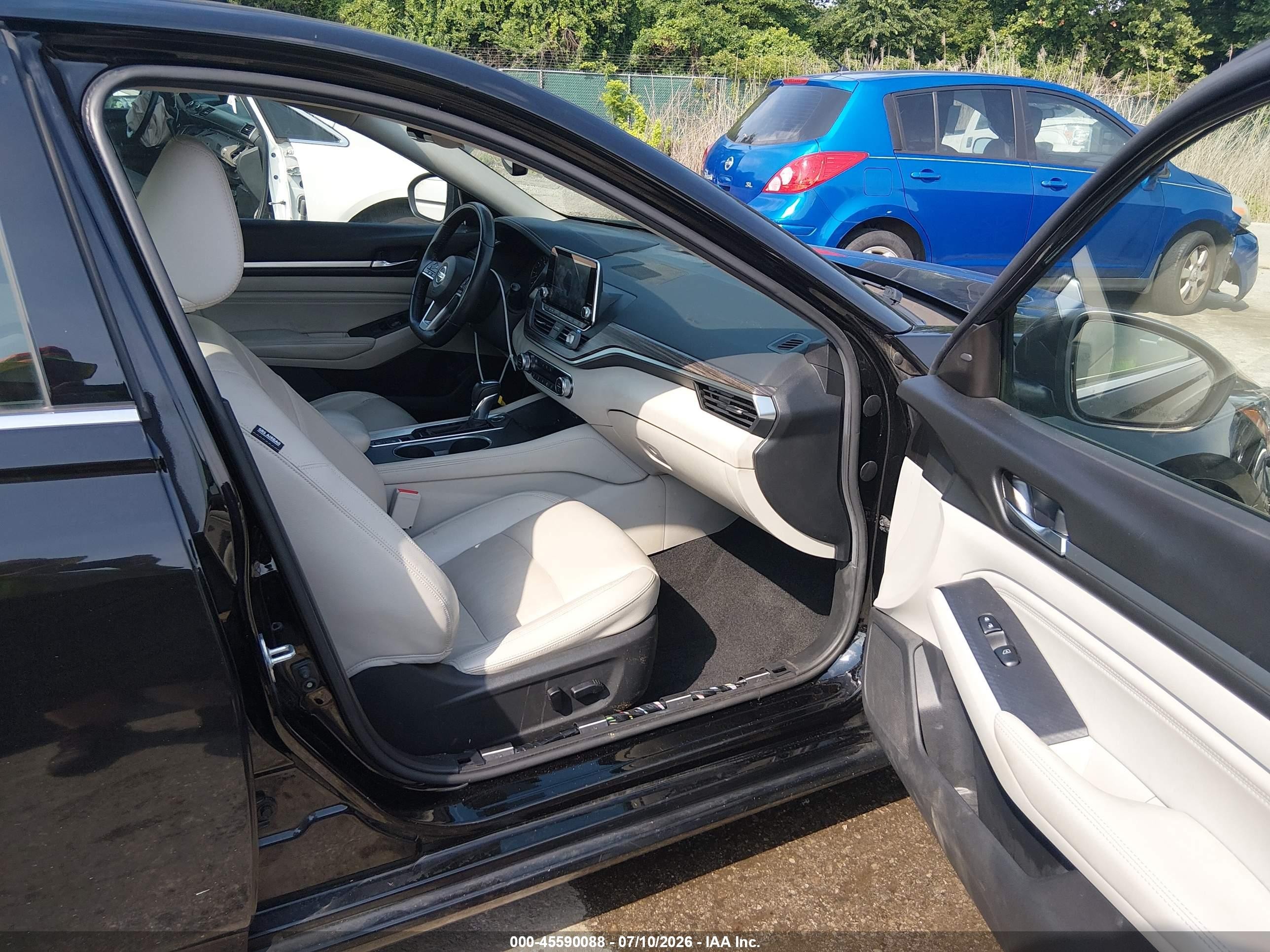 2019 Nissan Altima 2.5 Sl Black vin: 1N4BL4EV7KN312260