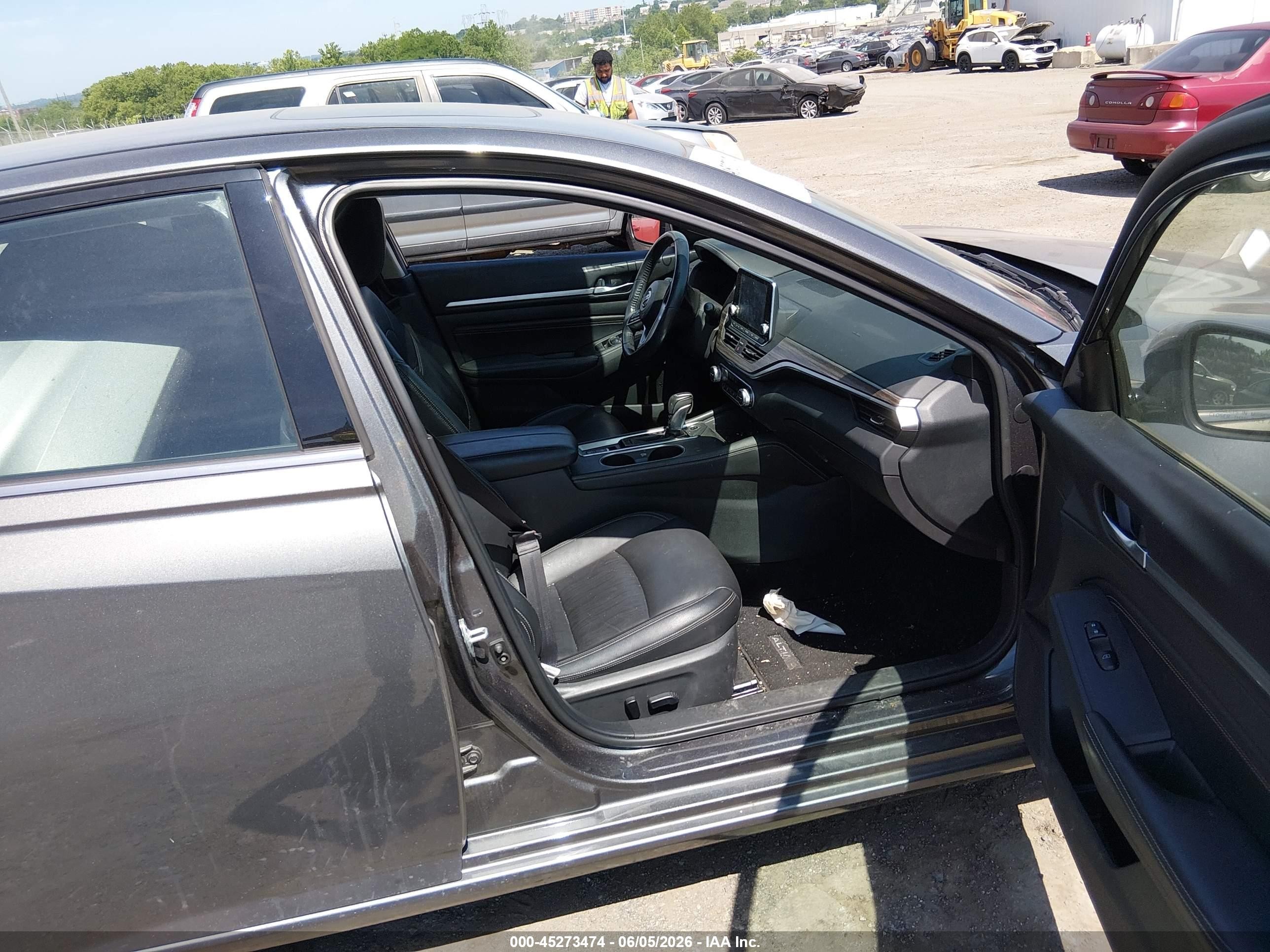 2019 Nissan Altima 2.5 Sl Gray vin: 1N4BL4EV7KN314350