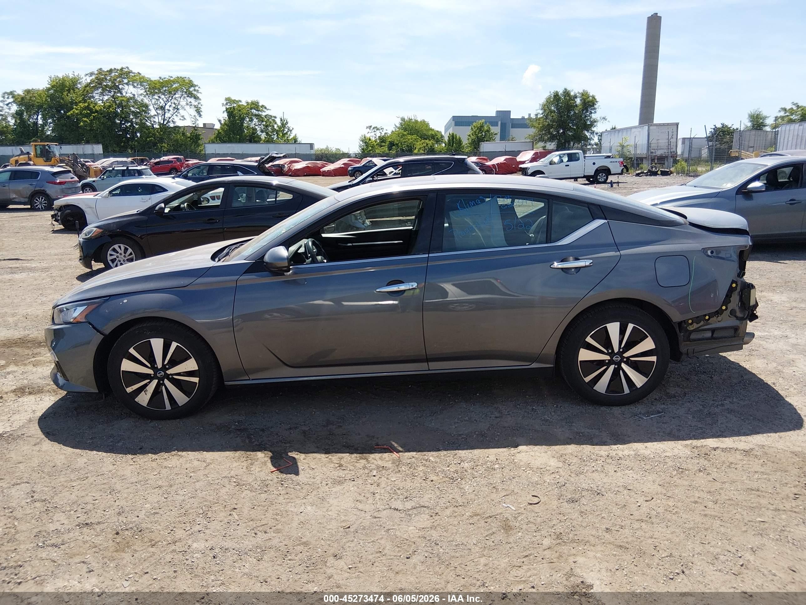 2019 Nissan Altima 2.5 Sl Gray vin: 1N4BL4EV7KN314350