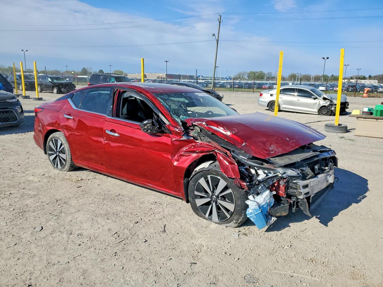 2019 Nissan Altima 2.5 Sl Red vin: 1N4BL4EV8KC136217