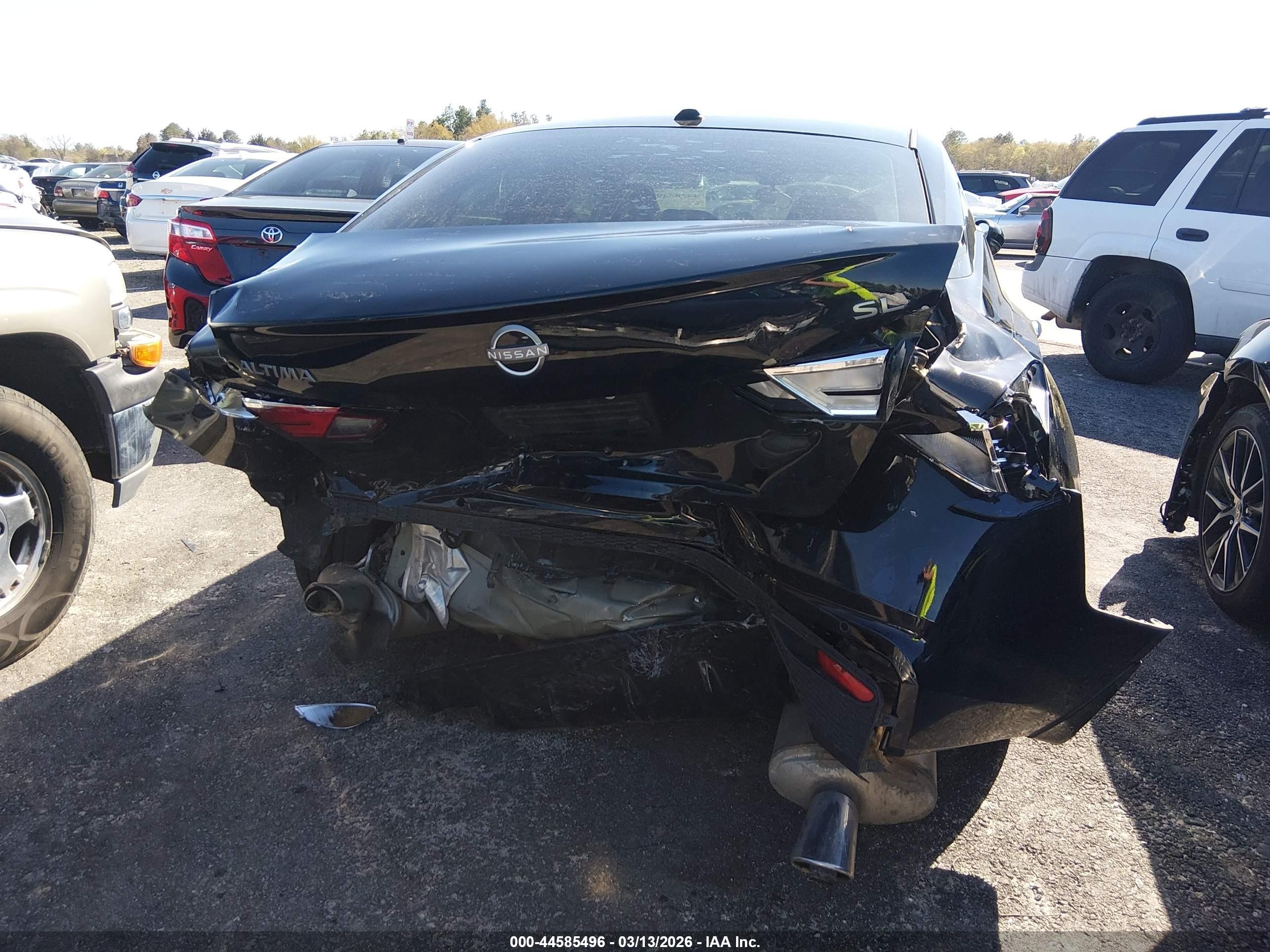 2023 Nissan Altima Sl Fwd Черный vin: 1N4BL4EV8PN302070