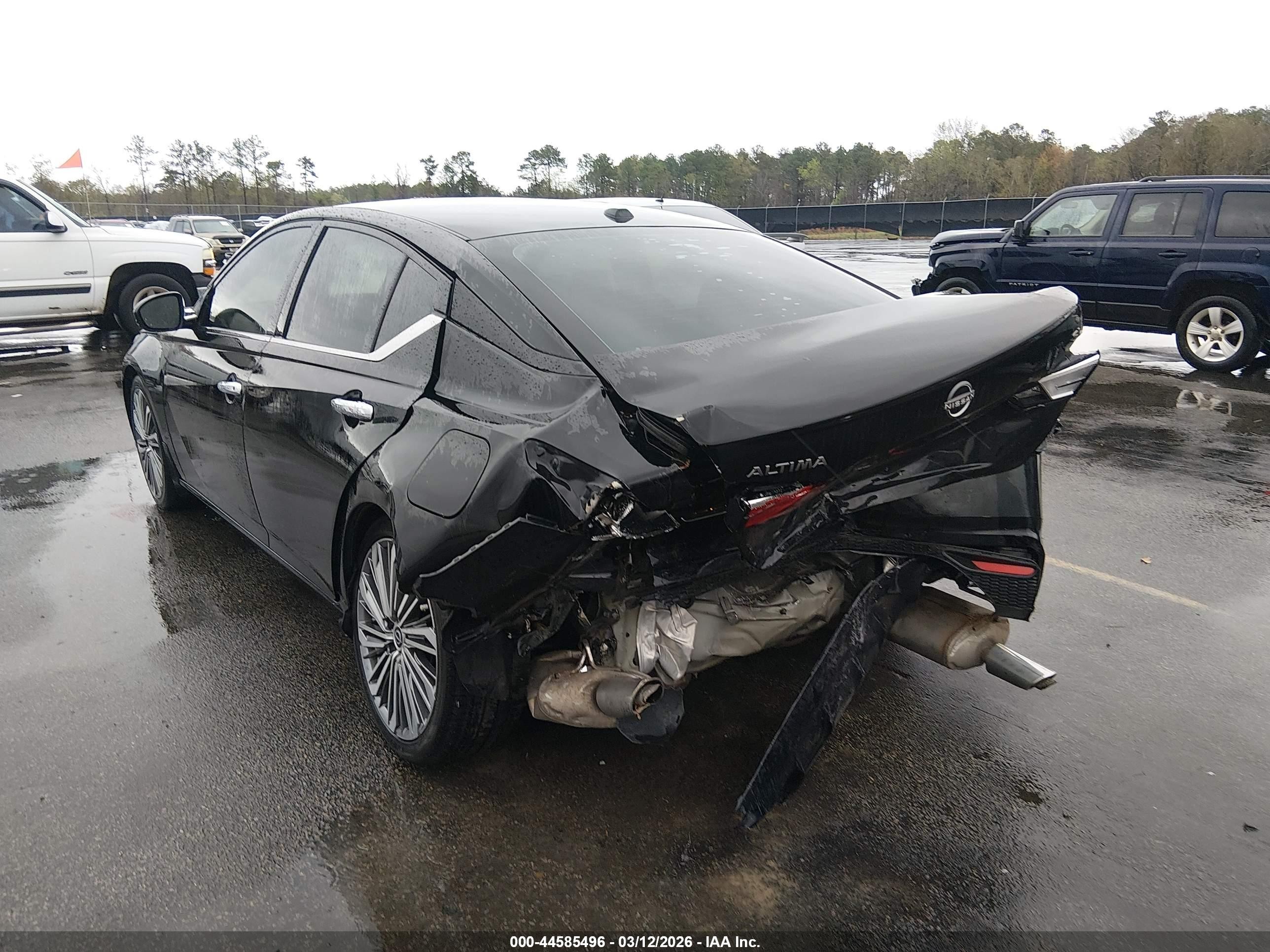 2023 Nissan Altima Sl Fwd Черный vin: 1N4BL4EV8PN302070