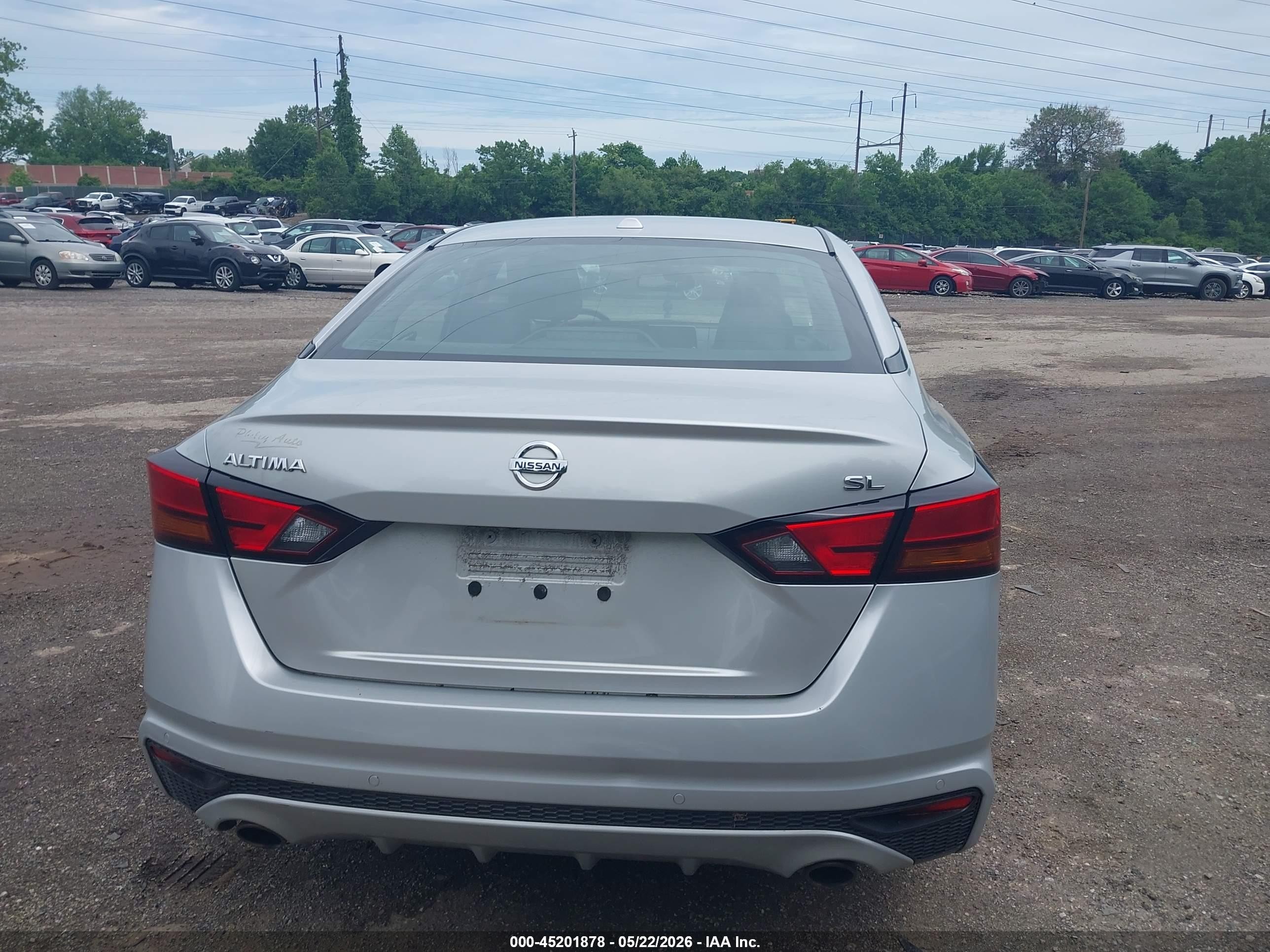 2019 Nissan Altima 2.5 Sl Серебряный vin: 1N4BL4EV9KC222989