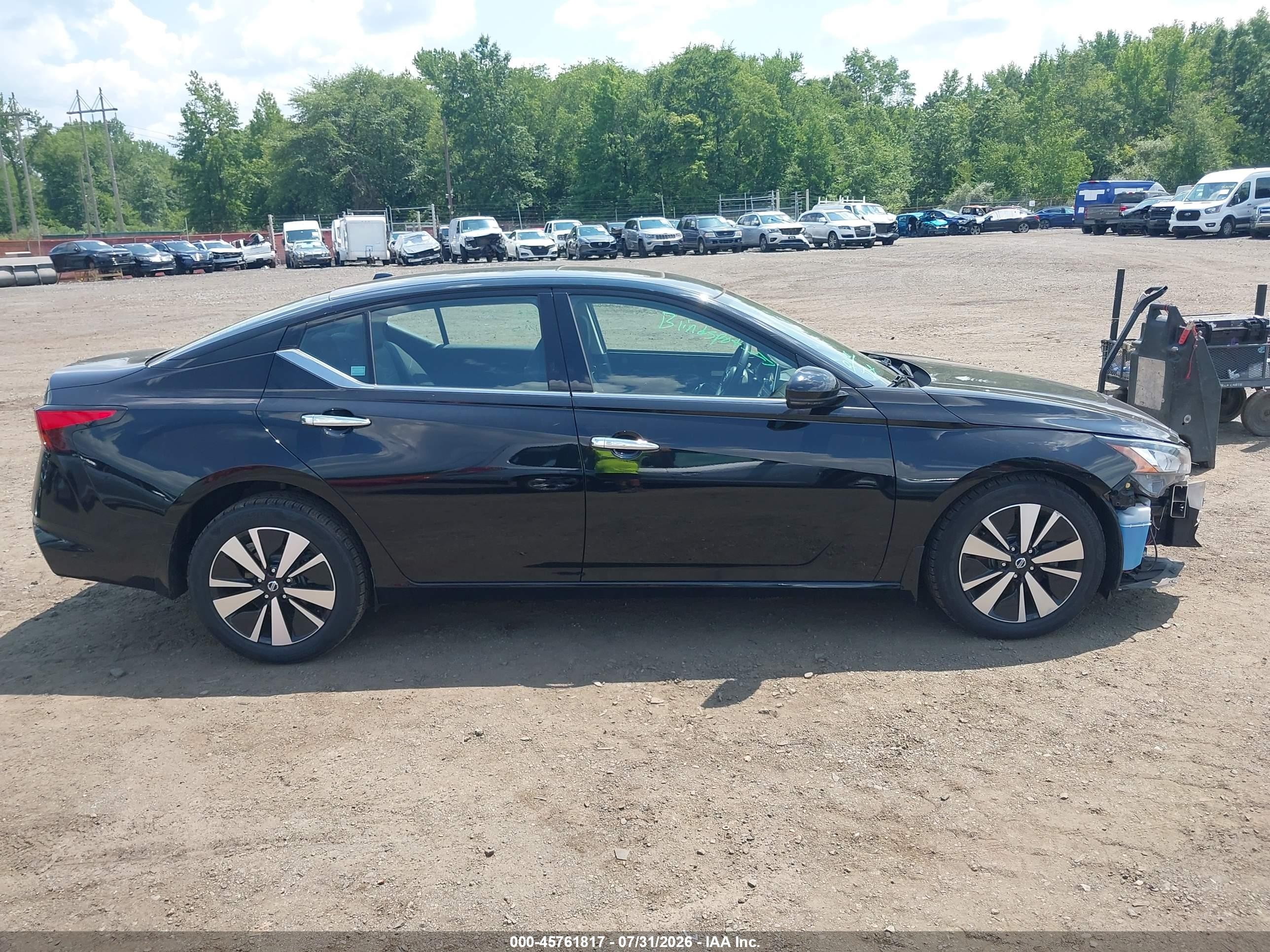 2019 Nissan Altima 2.5 Sl Black vin: 1N4BL4EW0KC256487