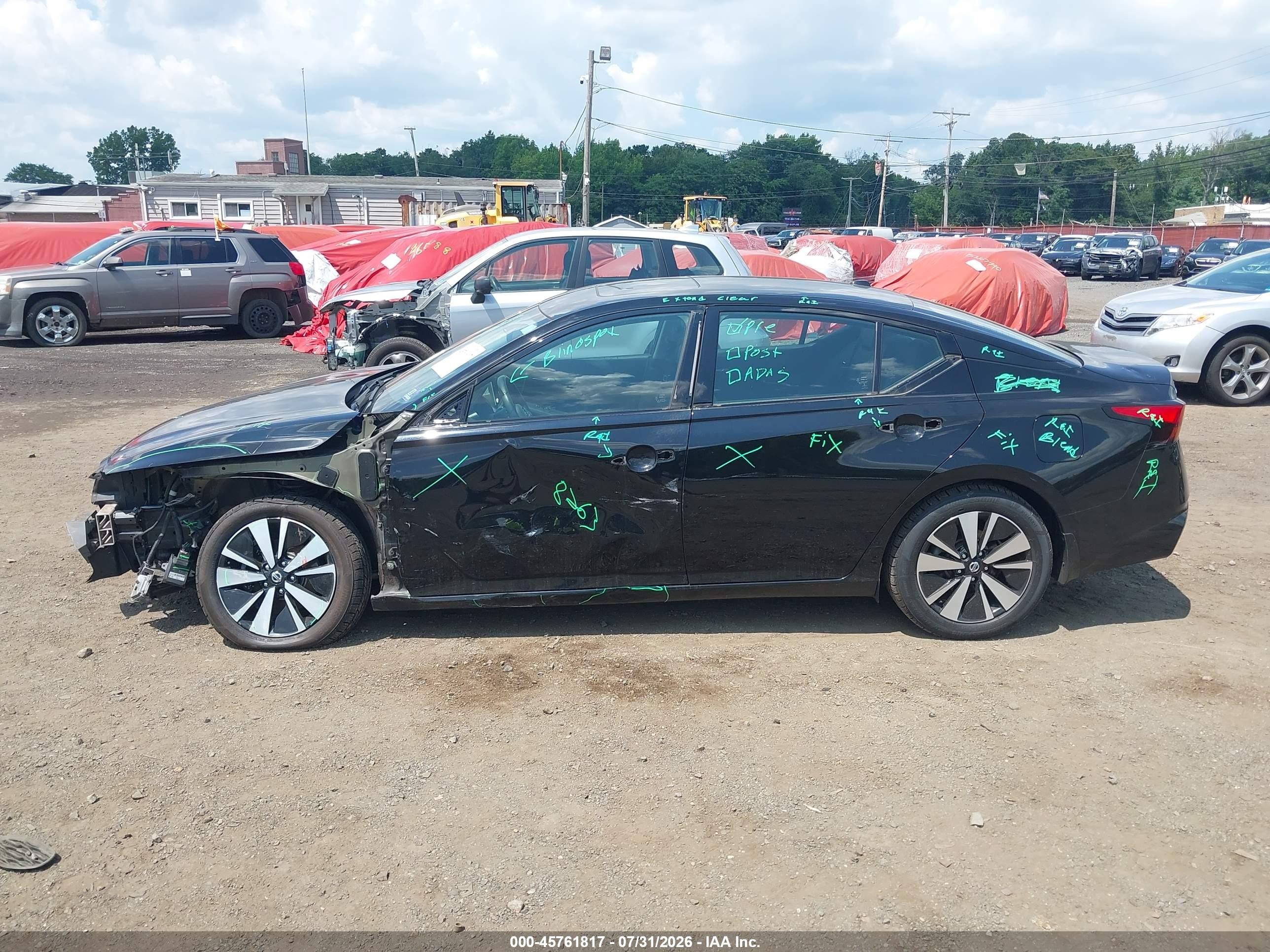 2019 Nissan Altima 2.5 Sl Black vin: 1N4BL4EW0KC256487