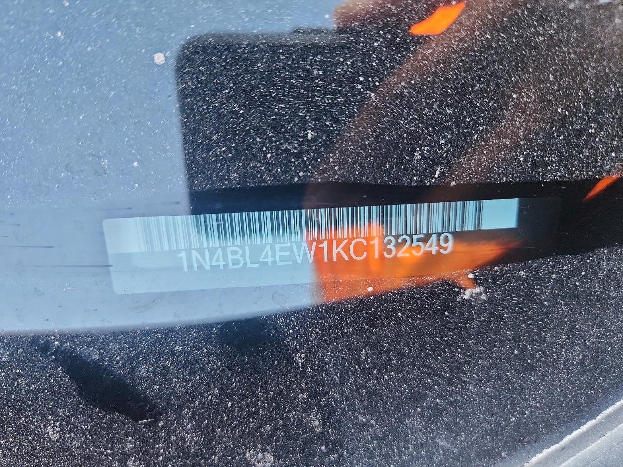 2019 Nissan Altima Sl Красный vin: 1N4BL4EW1KC132549