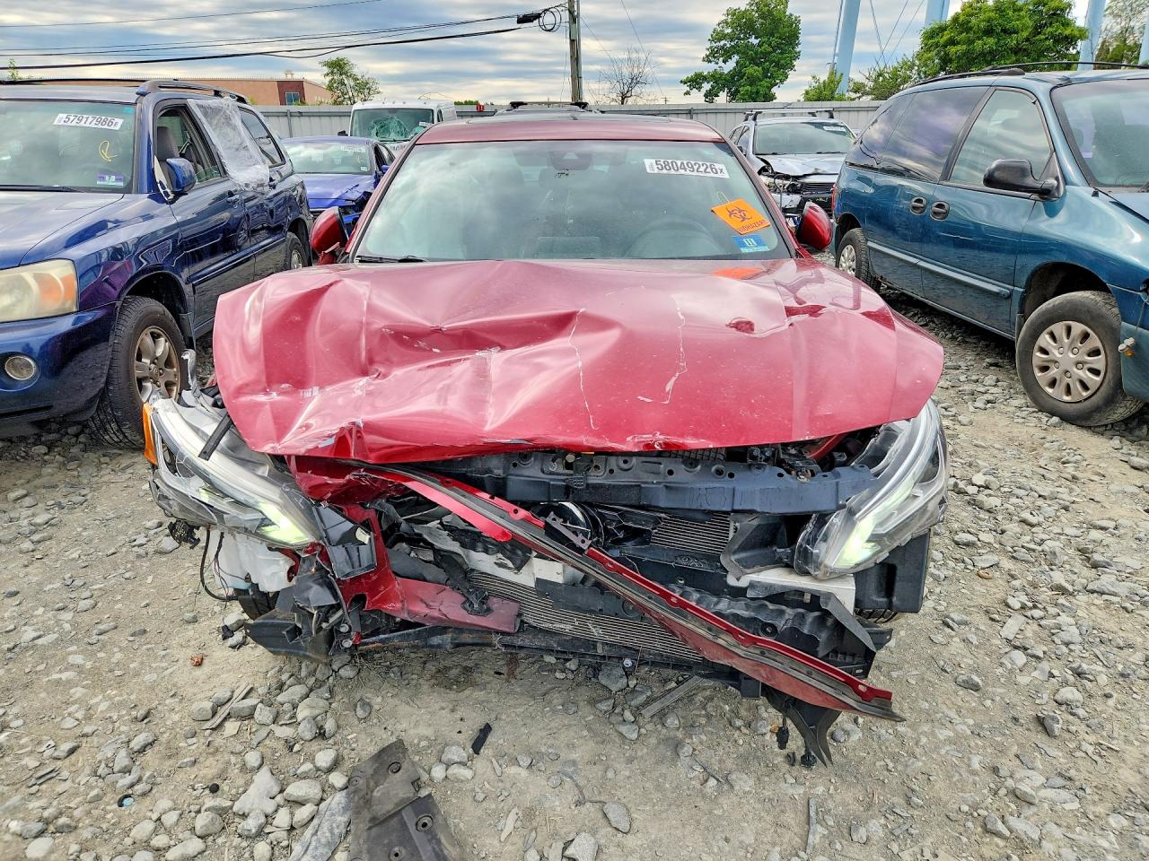 2020 Nissan Altima Sl Red vin: 1N4BL4EW6LC136386