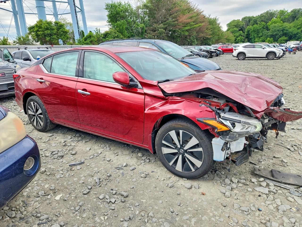 2020 Nissan Altima Sl Red vin: 1N4BL4EW6LC136386