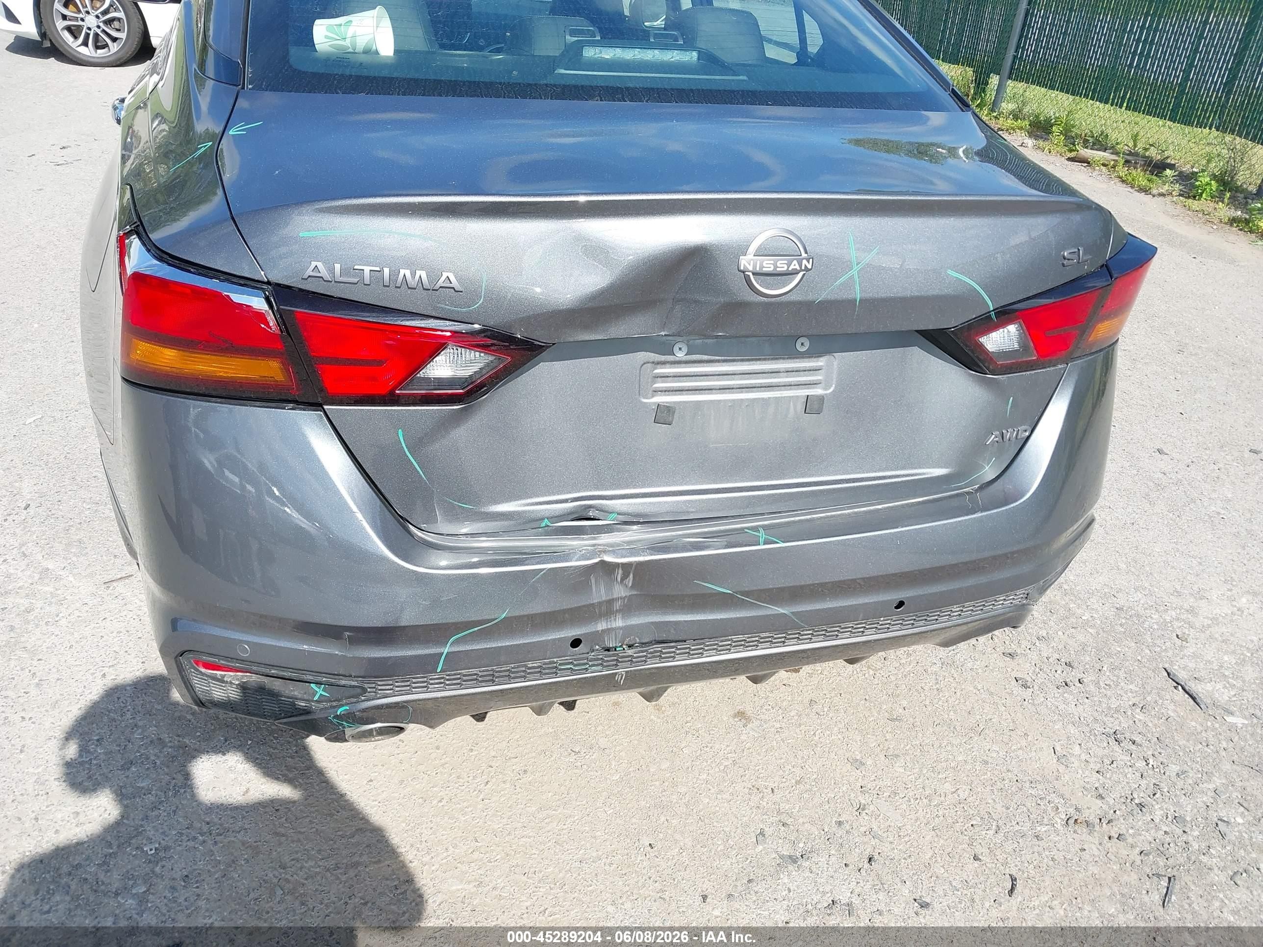 2025 Nissan Altima Sl Awd Gray vin: 1N4BL4EW6SN429577