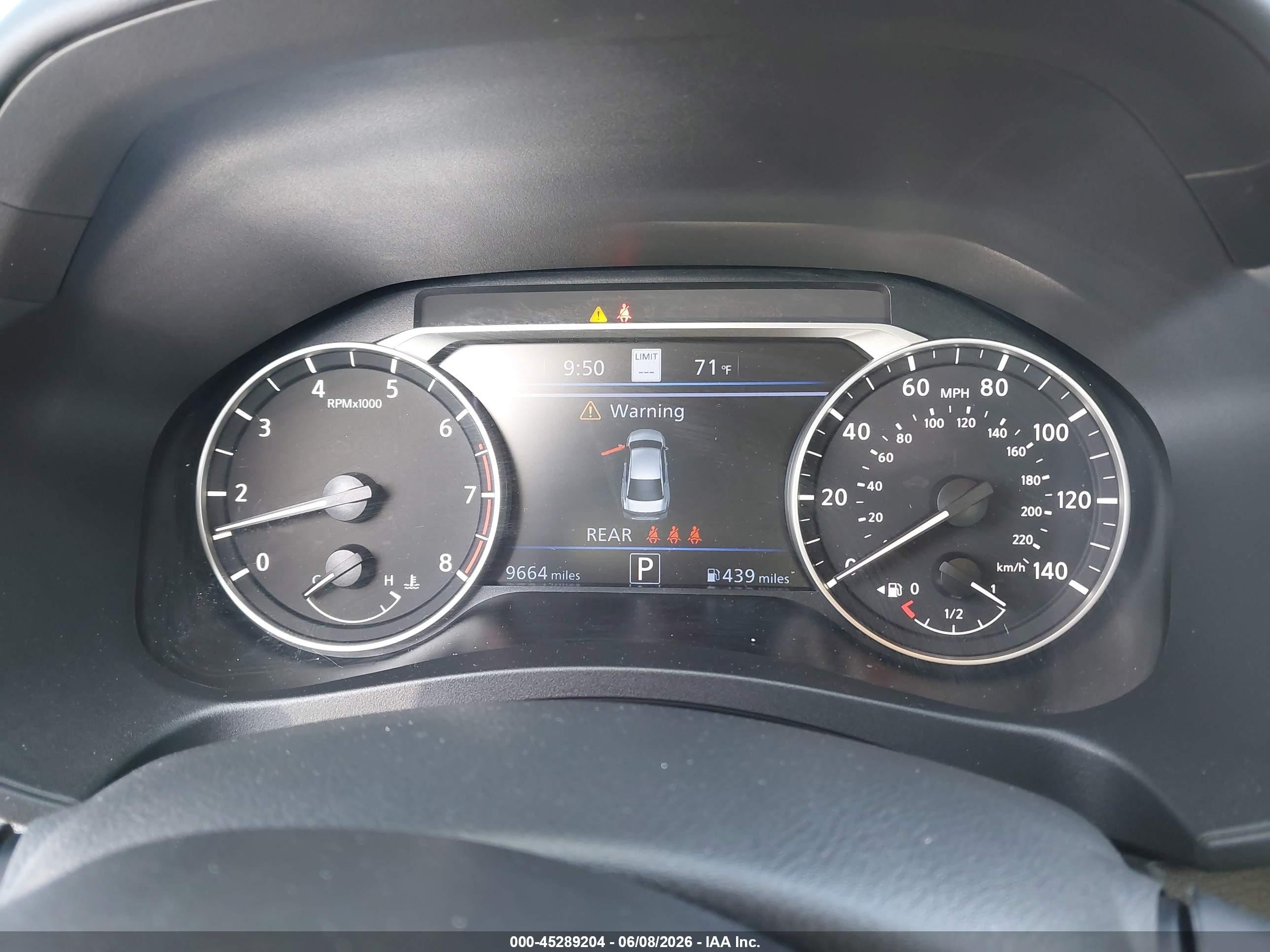 2025 Nissan Altima Sl Awd Gray vin: 1N4BL4EW6SN429577