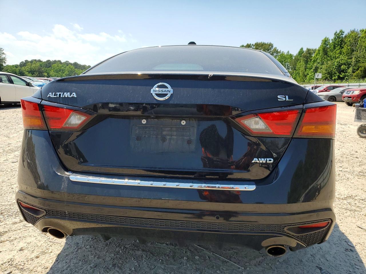 2021 Nissan Altima Sl Черный vin: 1N4BL4EWXMN411795
