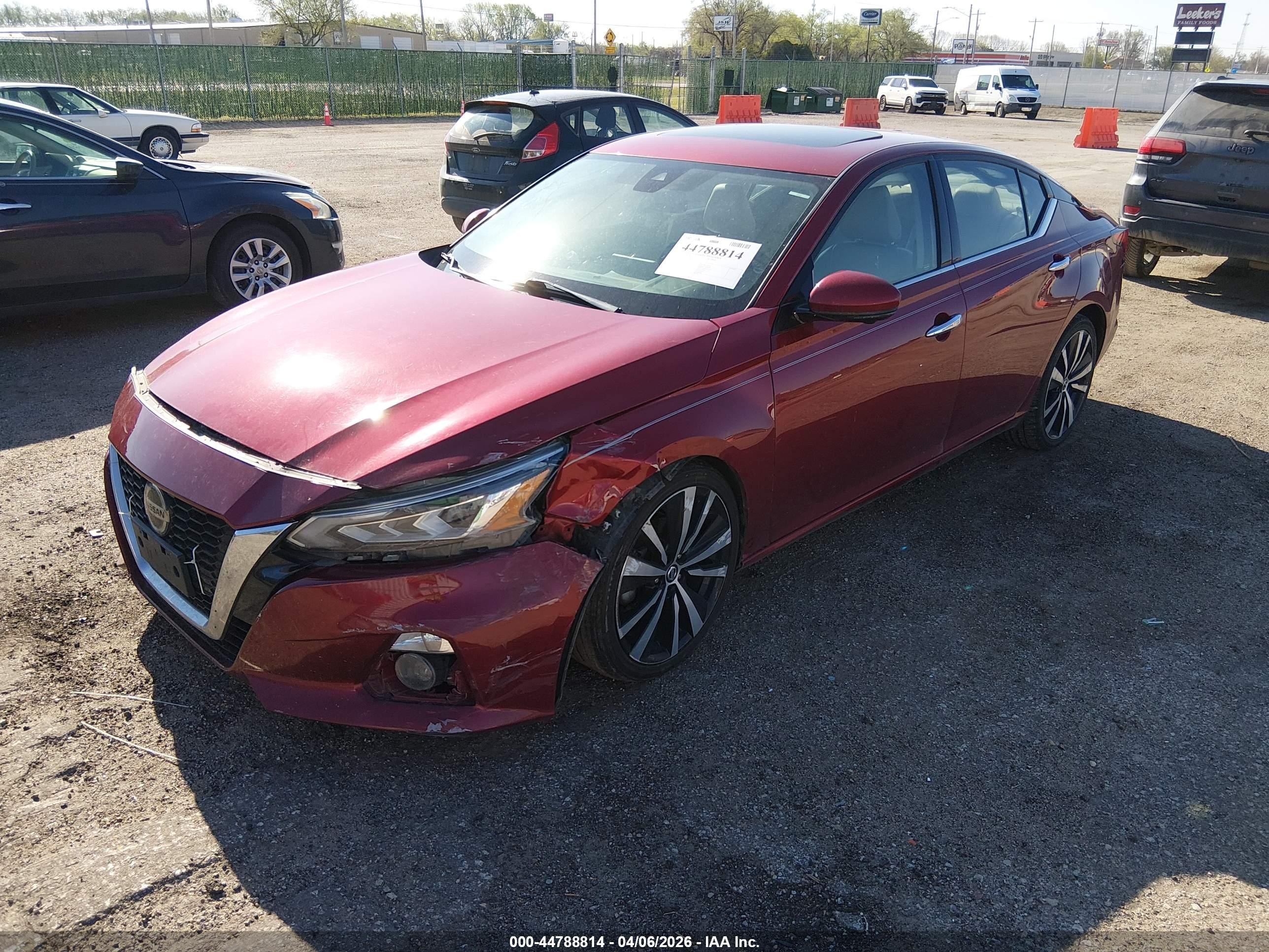 2019 Nissan Altima 2.5 Platinum Red vin: 1N4BL4FV2KC108699