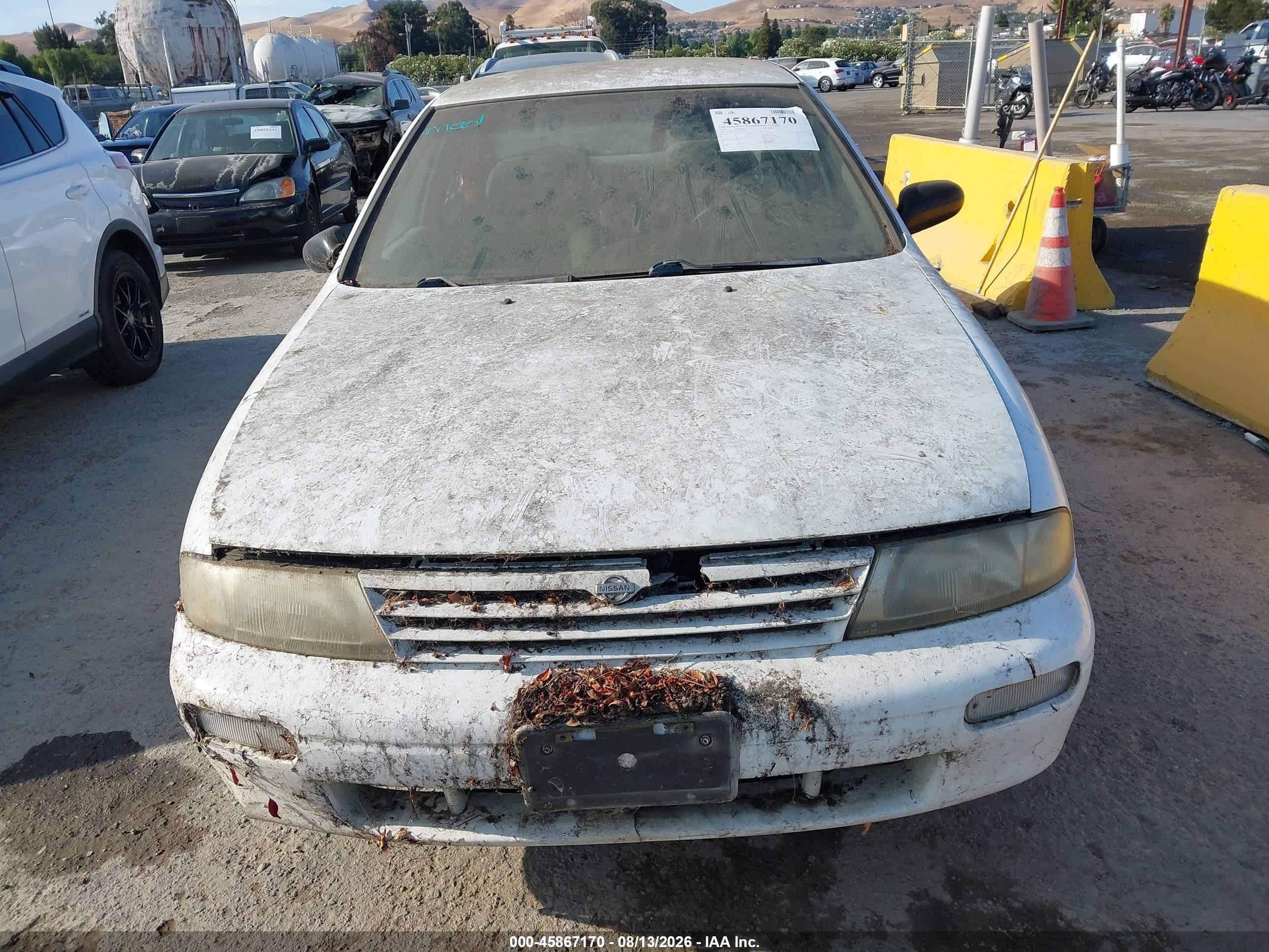 1996 Nissan Altima Xe/gxe/se/gle Белый vin: 1N4BU31D0TC157844