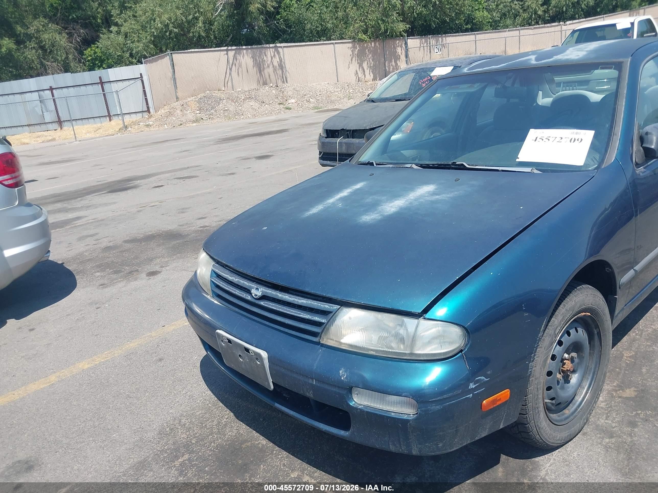 1996 Nissan Altima Xe/gxe/se/gle Blue vin: 1N4BU31D2TC186696