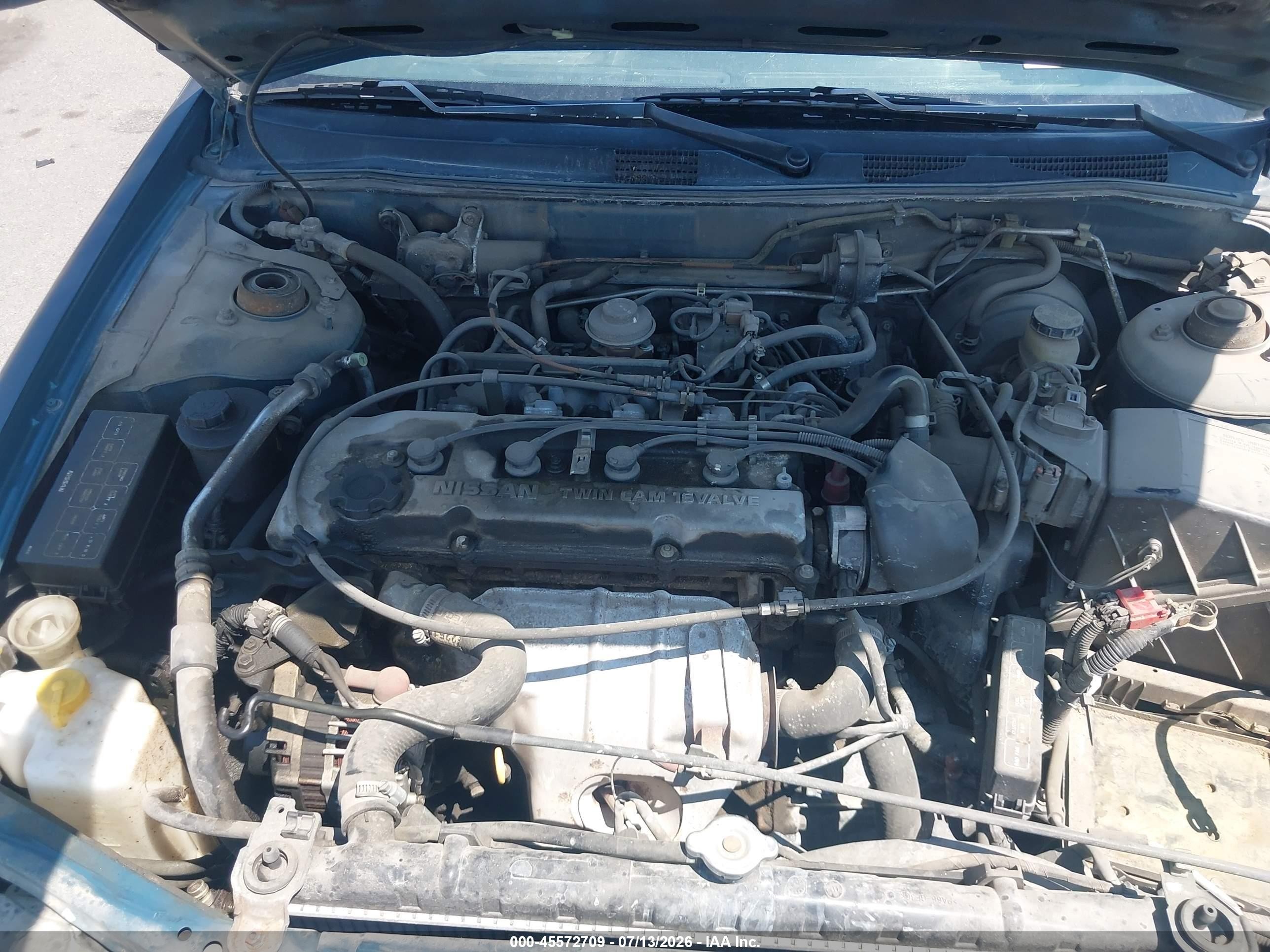 1996 Nissan Altima Xe/gxe/se/gle Blue vin: 1N4BU31D2TC186696