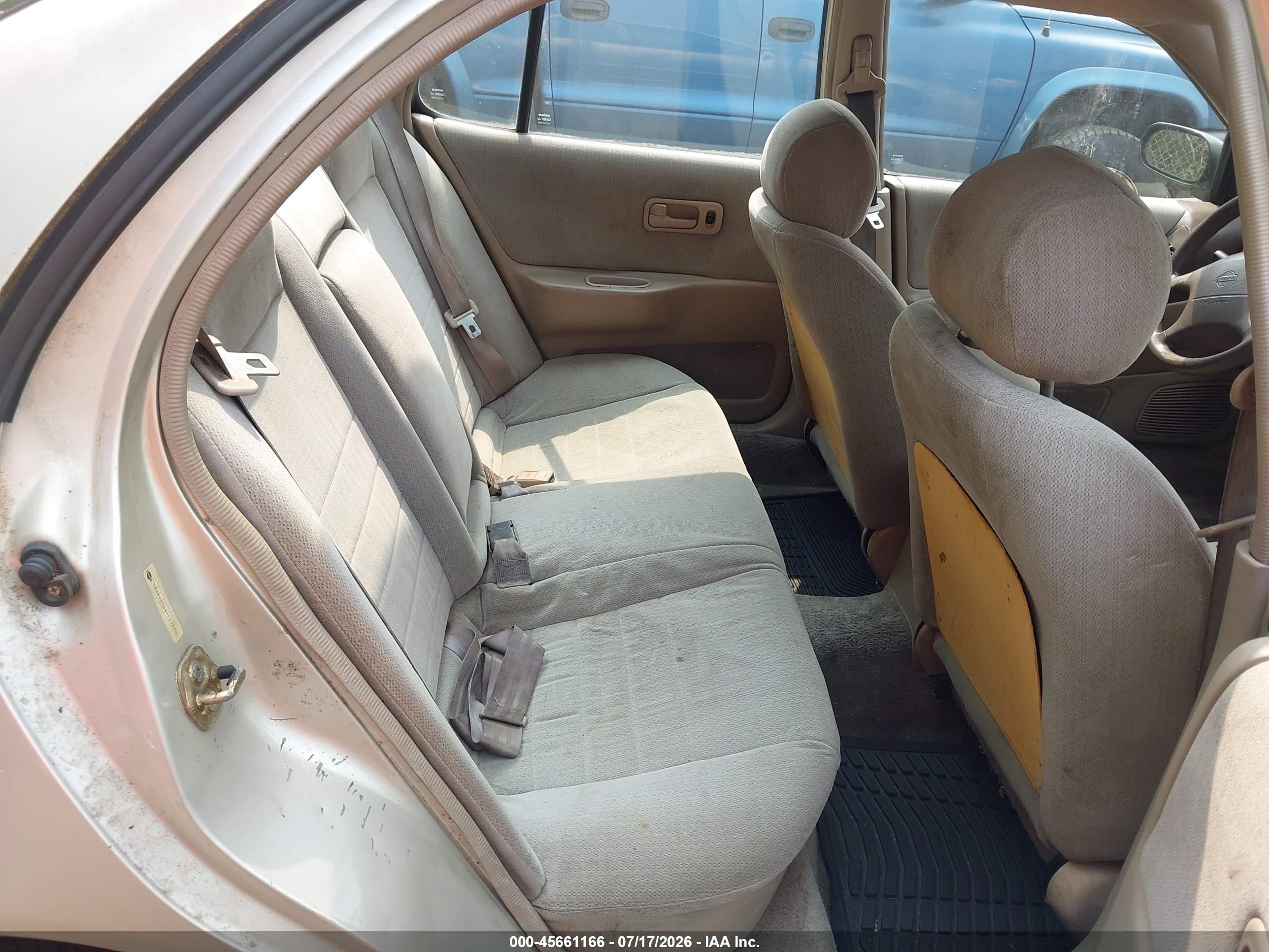 1997 Nissan Altima Gle/gxe/se/xe Beige vin: 1N4BU31D4VC128401
