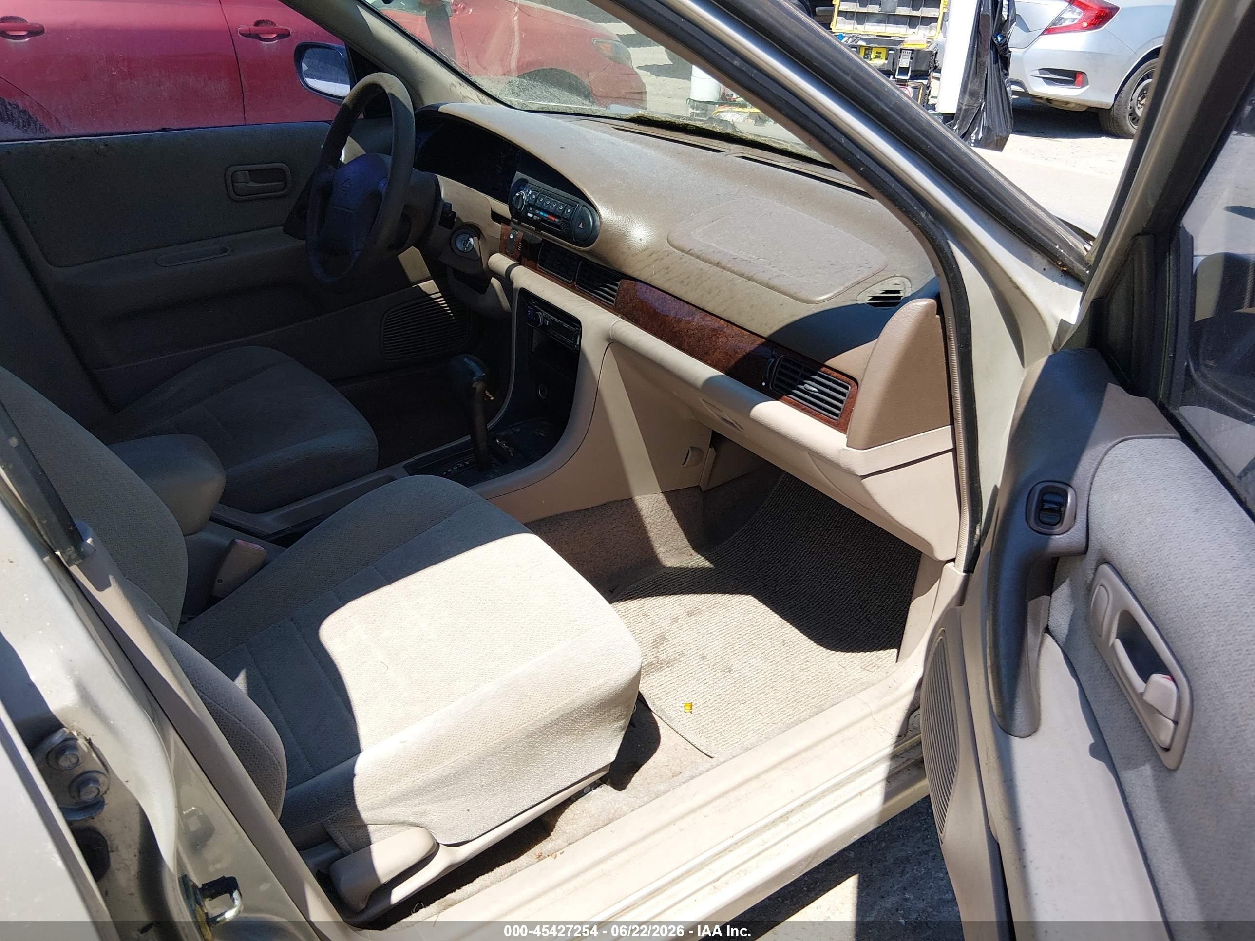 1997 Nissan Altima Gle/gxe/se/xe Brown vin: 1N4BU31D4VC259506