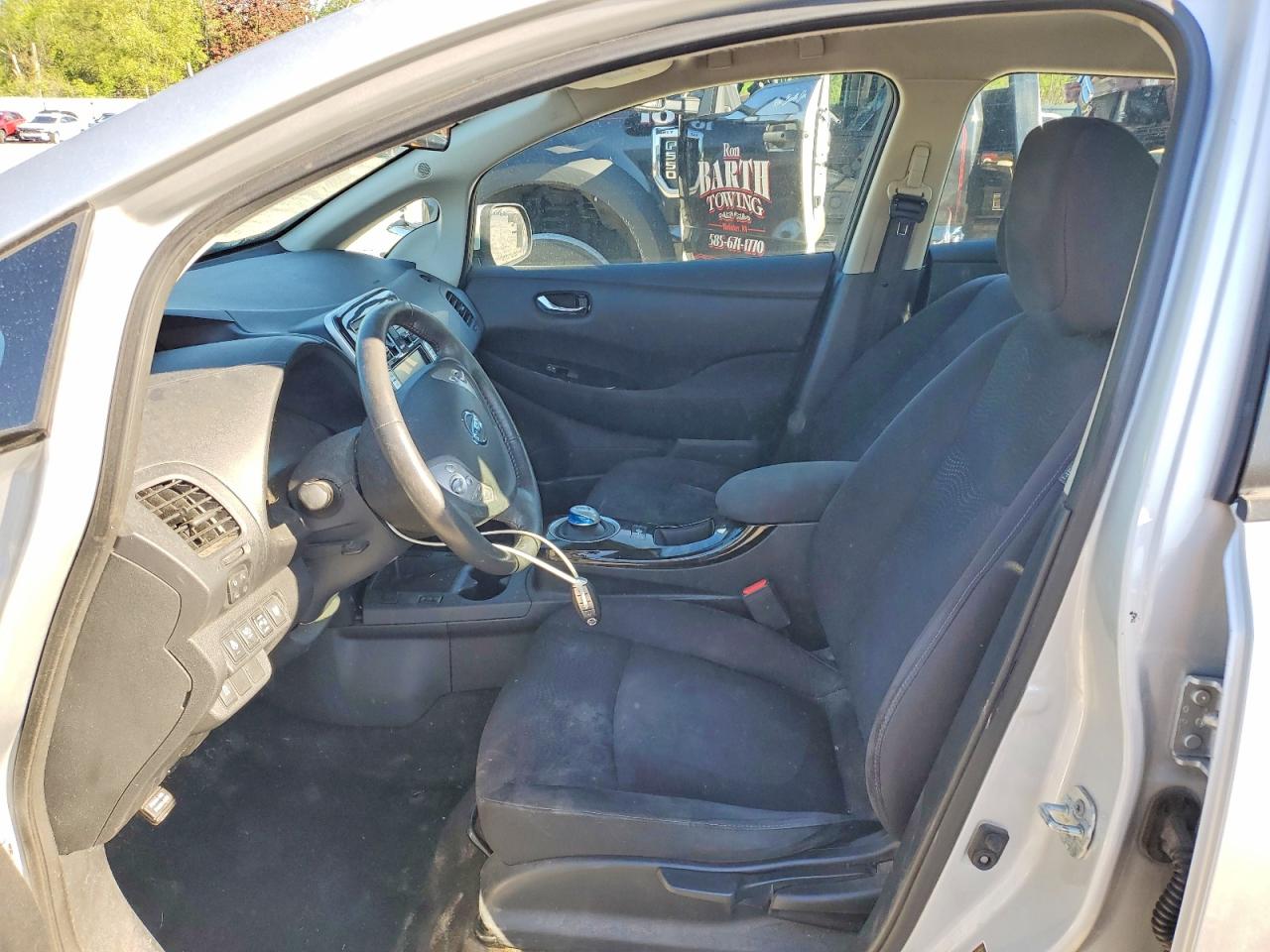 2017 Nissan Leaf Sv Silver vin: 1N4BZ0CP0HC310284