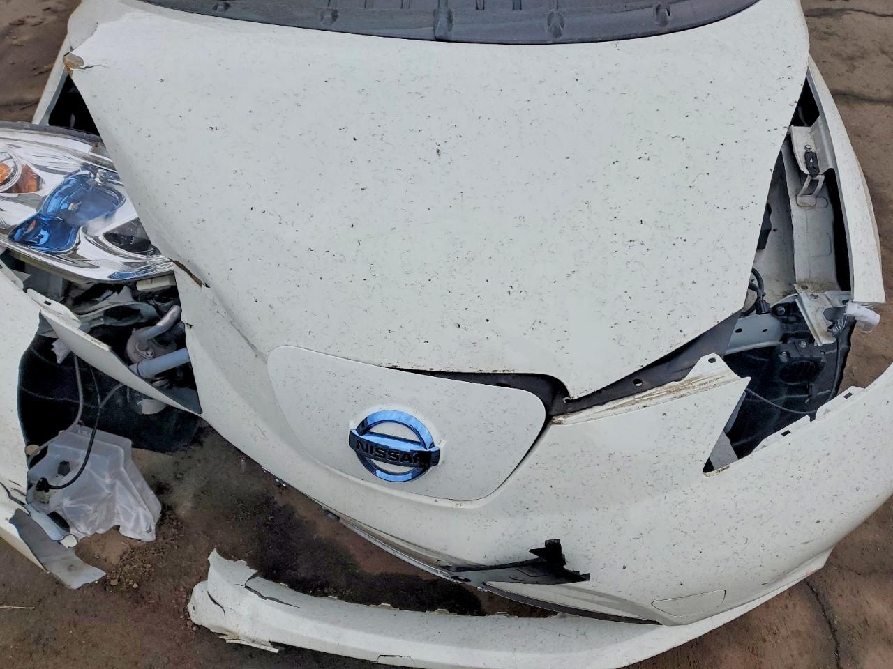2017 Nissan Leaf Sl Белый vin: 1N4BZ0CP0HC311998
