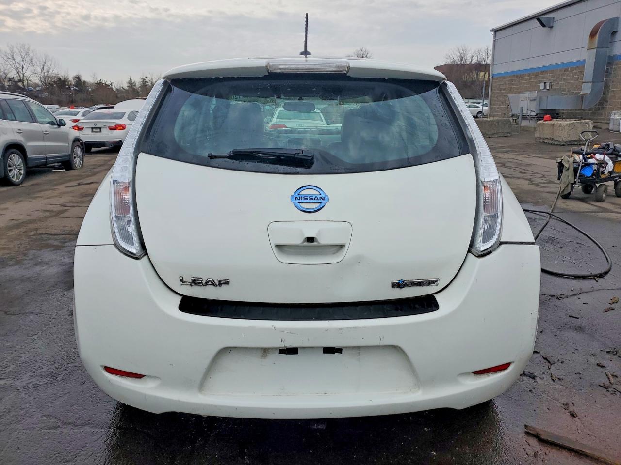 2017 Nissan Leaf Sl Белый vin: 1N4BZ0CP0HC311998