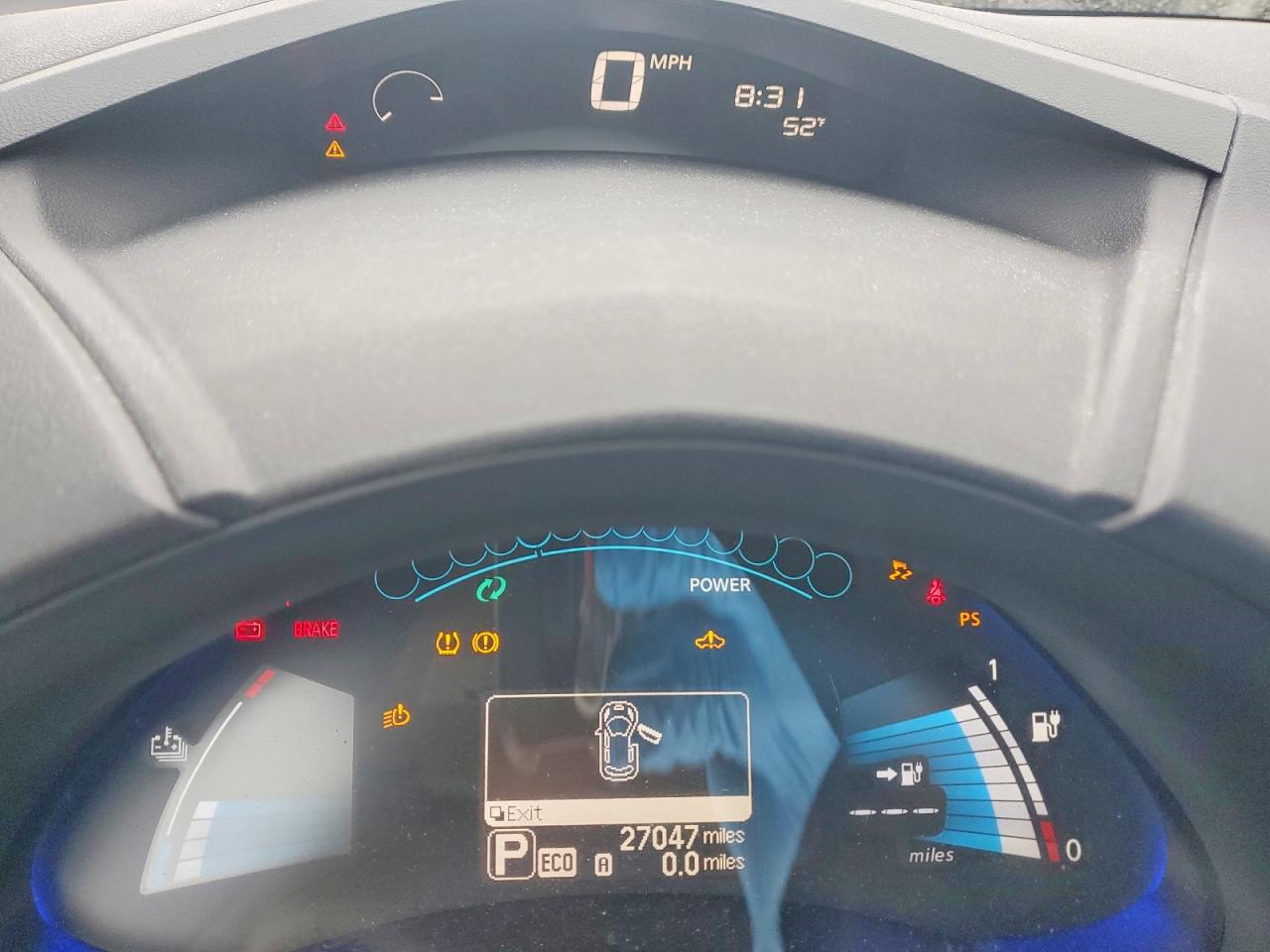 2017 Nissan Leaf Sl Белый vin: 1N4BZ0CP0HC311998