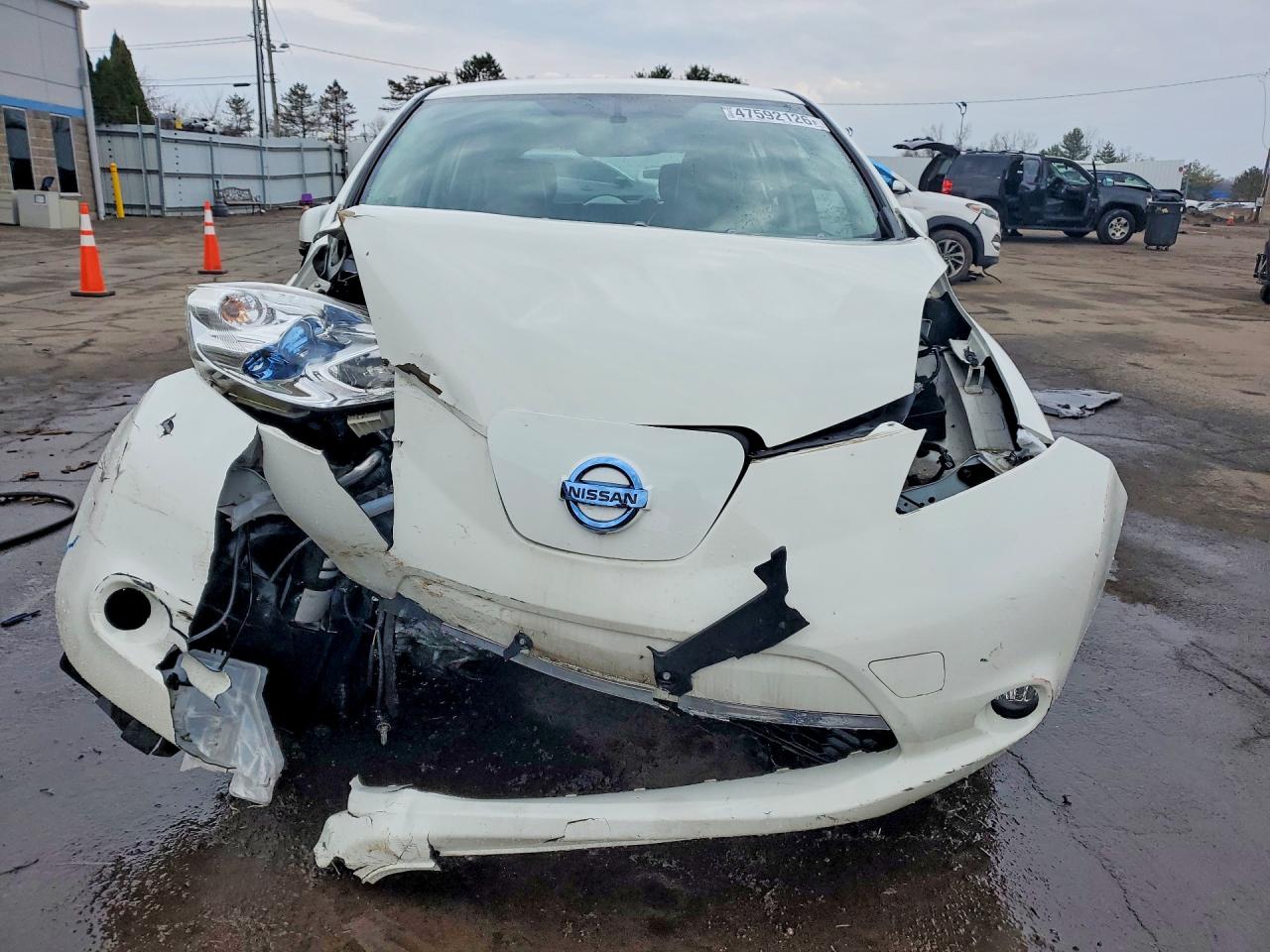 2017 Nissan Leaf Sl Белый vin: 1N4BZ0CP0HC311998