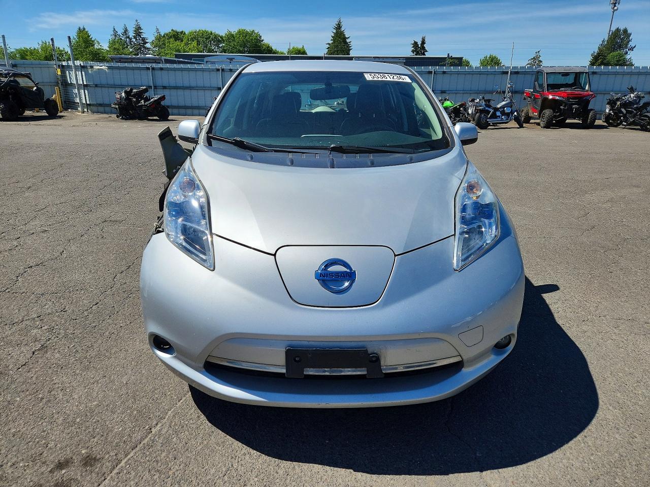 2017 Nissan Leaf Sl Silver vin: 1N4BZ0CP1HC306017