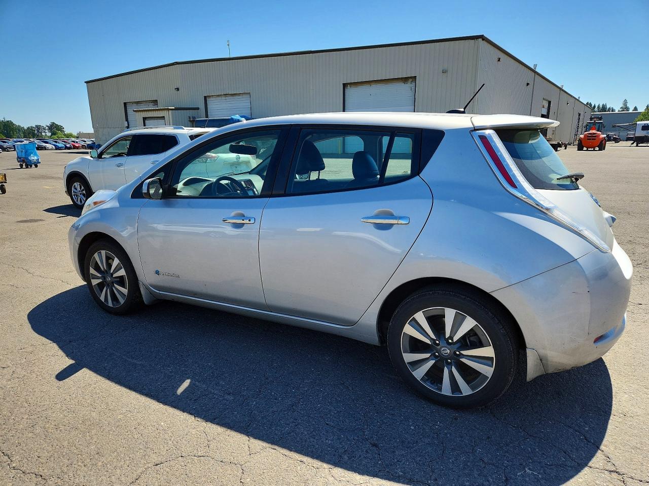 2017 Nissan Leaf Sl Silver vin: 1N4BZ0CP1HC306017