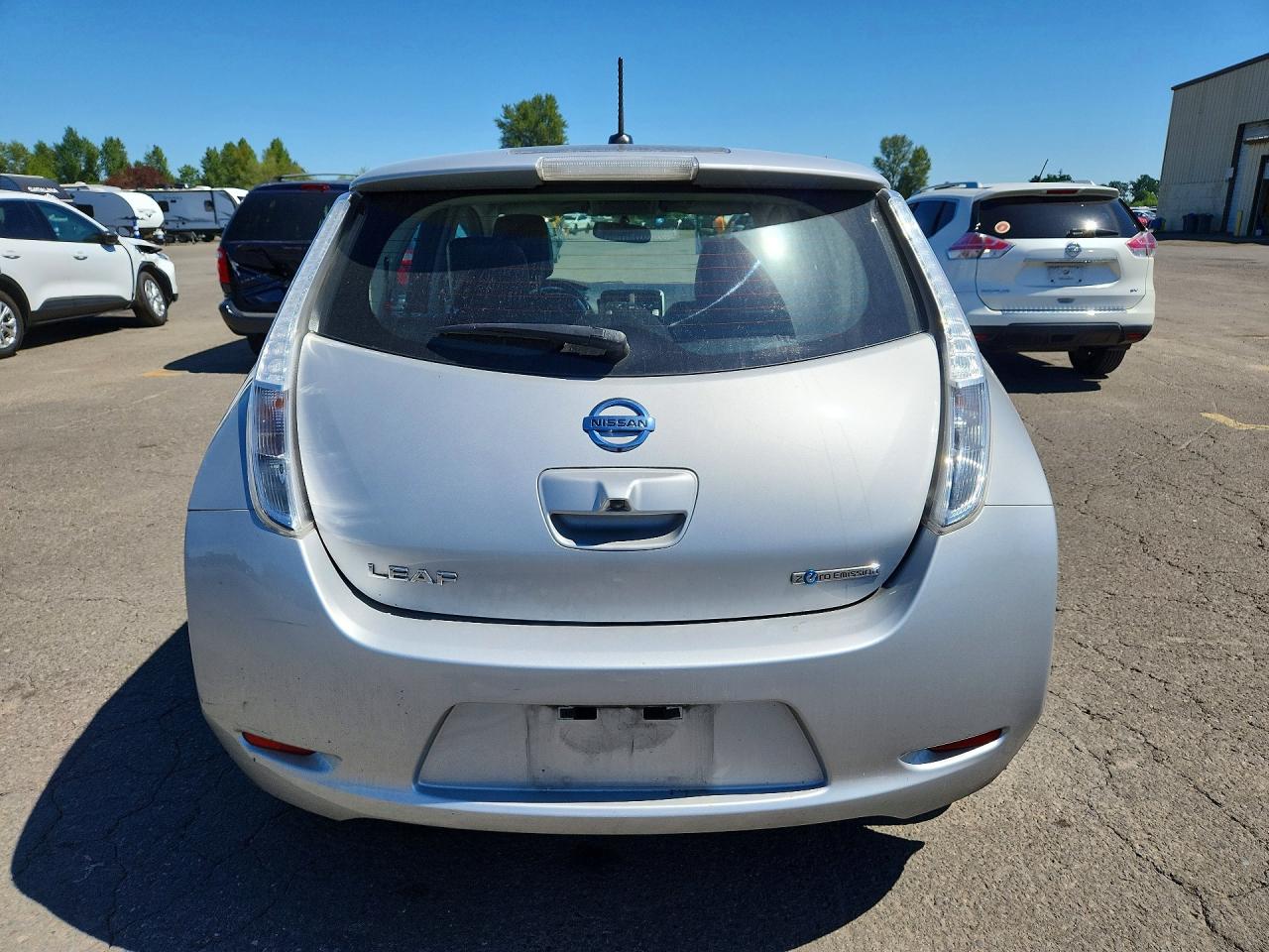 2017 Nissan Leaf Sl Silver vin: 1N4BZ0CP1HC306017