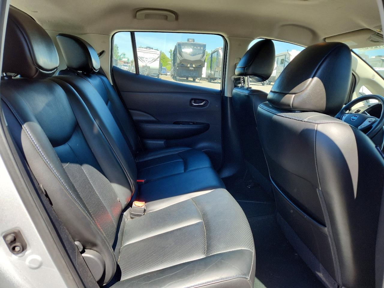 2017 Nissan Leaf Sl Silver vin: 1N4BZ0CP1HC306017