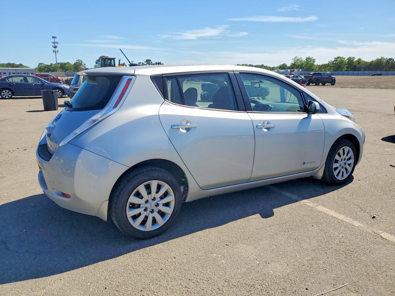 2017 Nissan Leaf S Silver vin: 1N4BZ0CP1HC307314