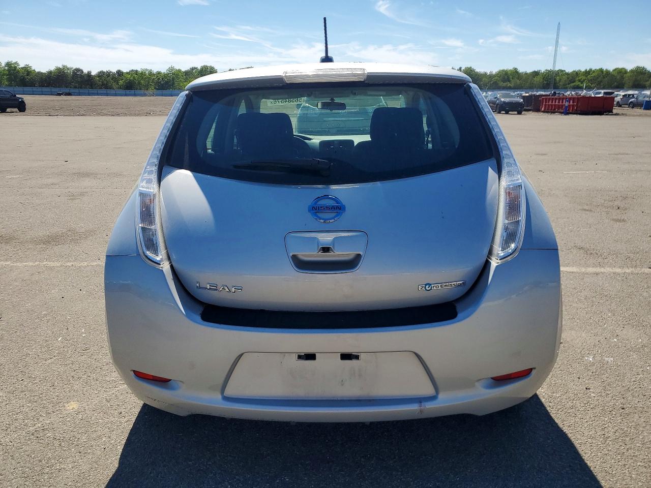 2017 Nissan Leaf S Silver vin: 1N4BZ0CP1HC307314