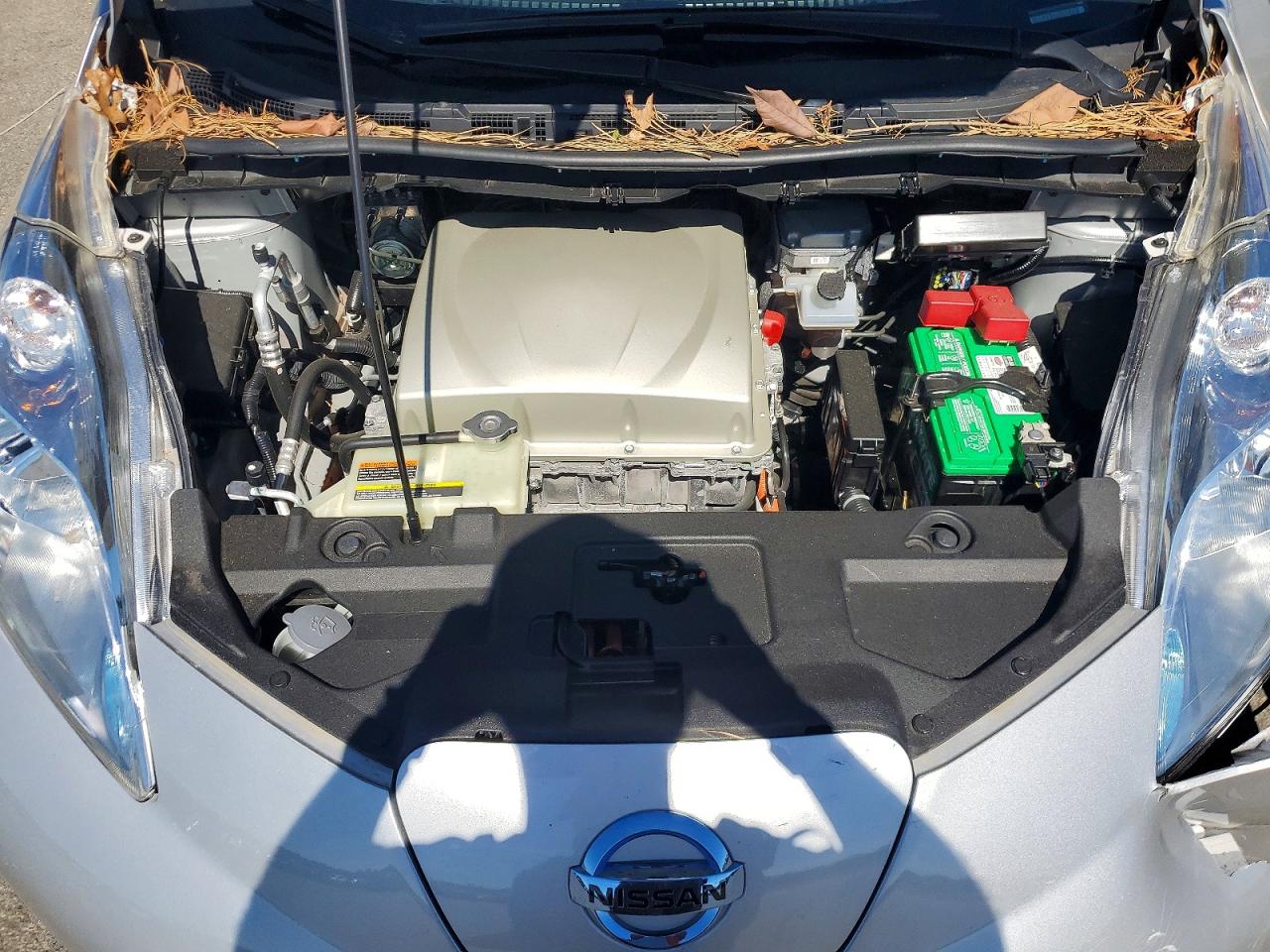 2017 Nissan Leaf S Silver vin: 1N4BZ0CP1HC307314