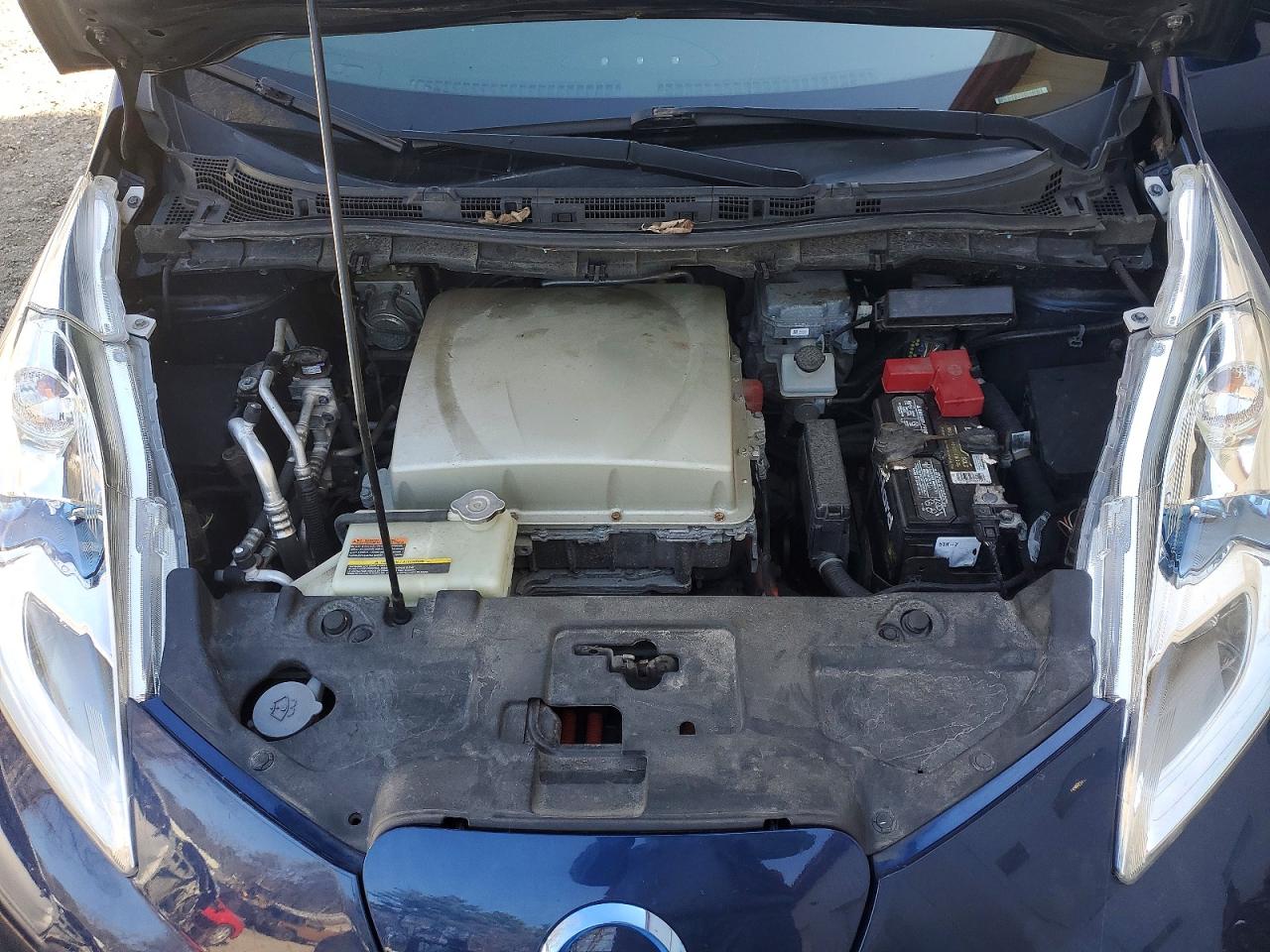 2017 Nissan Leaf Sl Blue vin: 1N4BZ0CP1HC310603