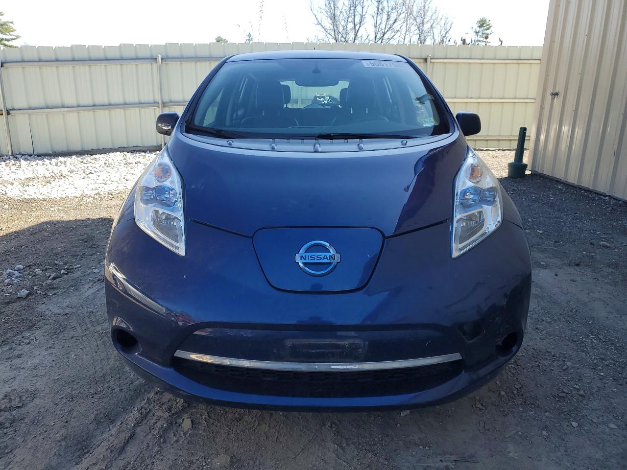 2017 Nissan Leaf Sl Blue vin: 1N4BZ0CP1HC310603