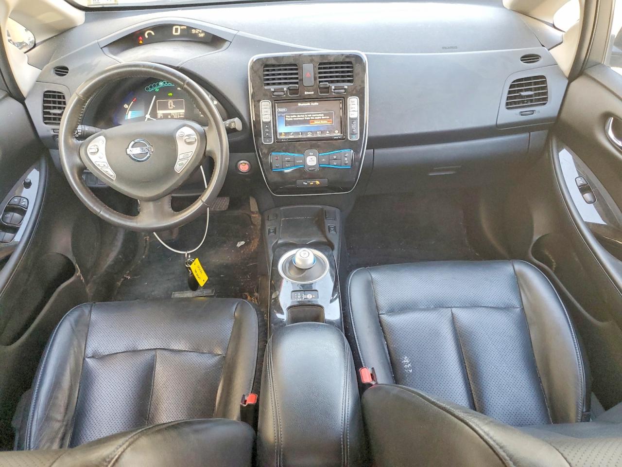 2017 Nissan Leaf Sl Blue vin: 1N4BZ0CP1HC310603