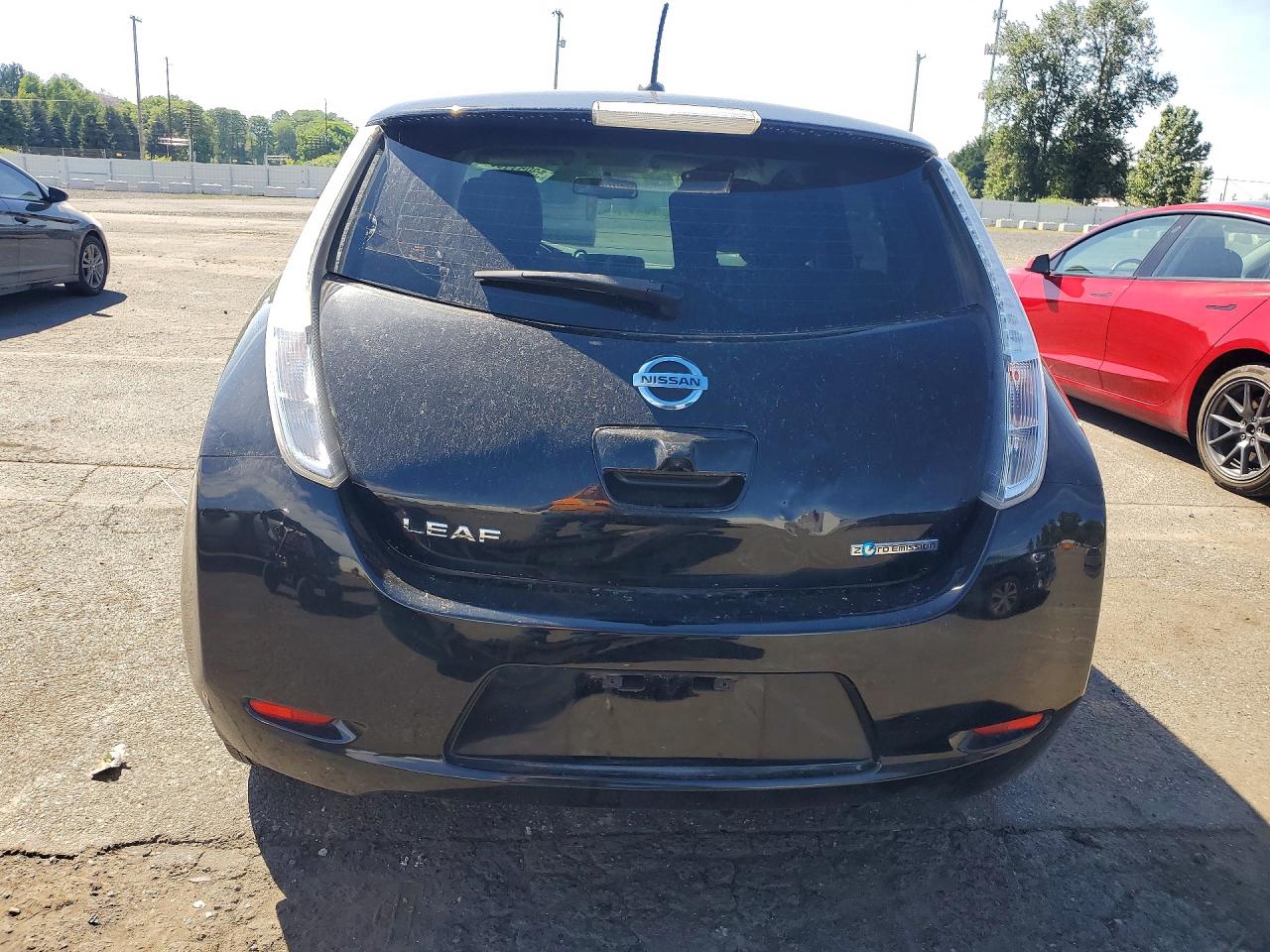 2016 Nissan Leaf Sv Black vin: 1N4BZ0CP2GC300273