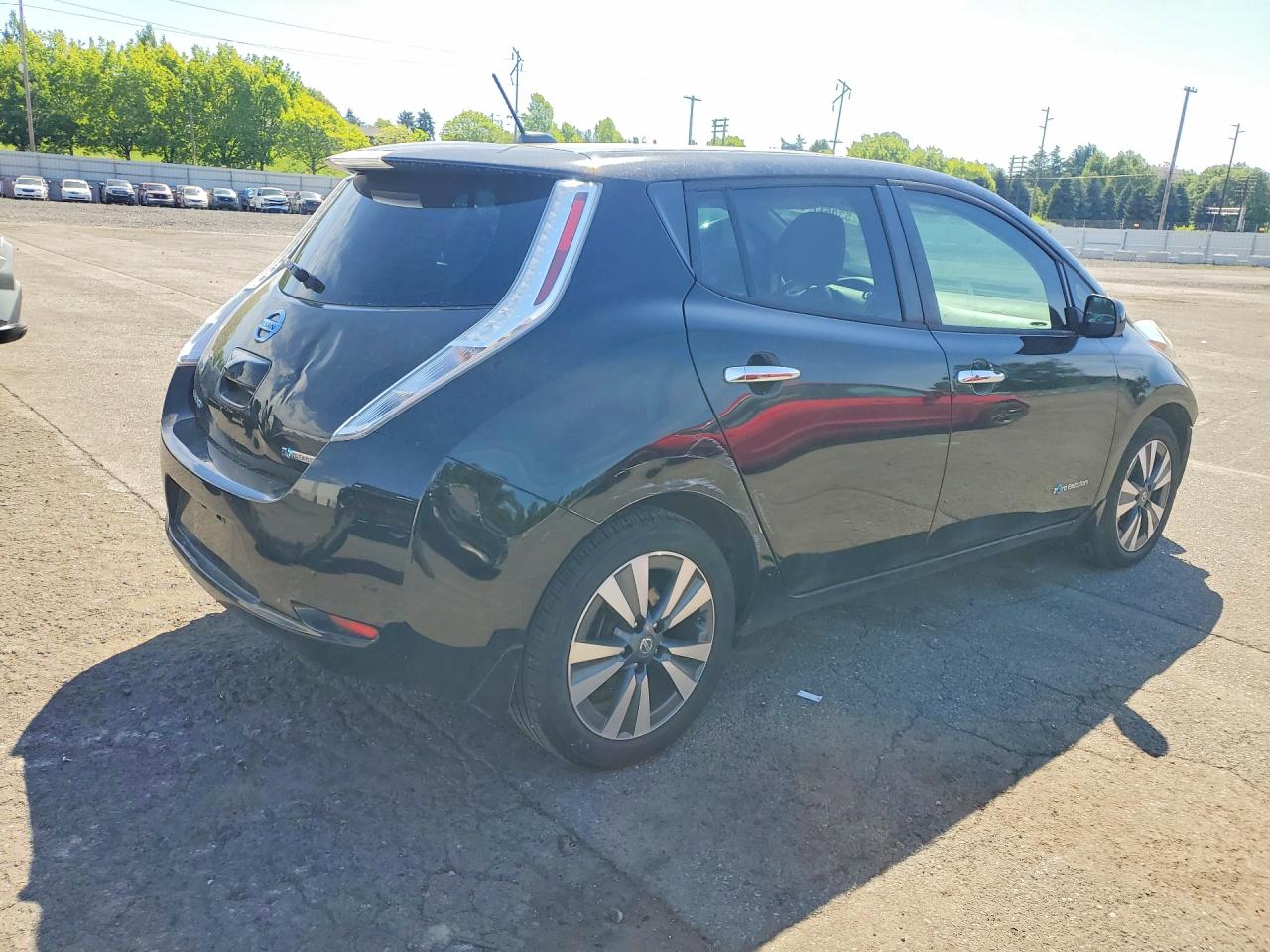 2016 Nissan Leaf Sv Black vin: 1N4BZ0CP2GC300273