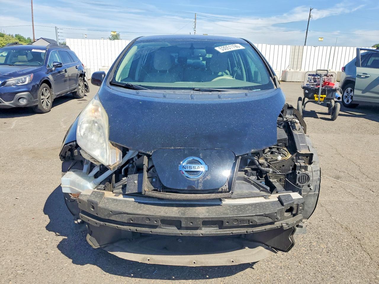 2016 Nissan Leaf Sv Black vin: 1N4BZ0CP2GC300273