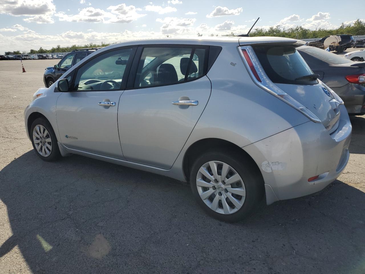 2017 Nissan Leaf S Silver vin: 1N4BZ0CP2HC310447