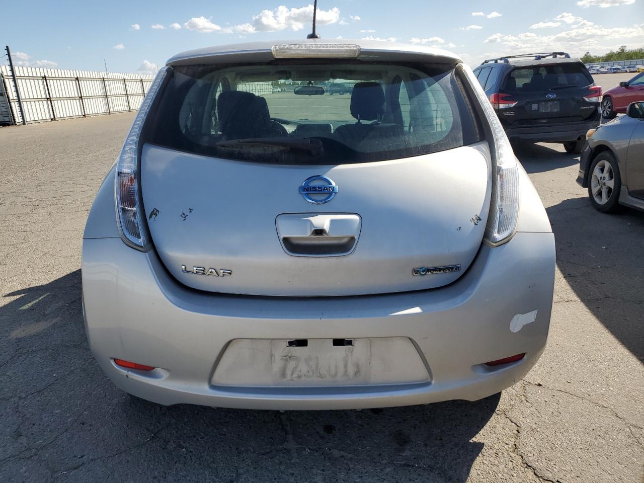 2017 Nissan Leaf S Silver vin: 1N4BZ0CP2HC310447