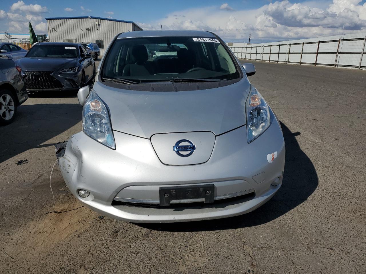 2017 Nissan Leaf S Silver vin: 1N4BZ0CP2HC310447